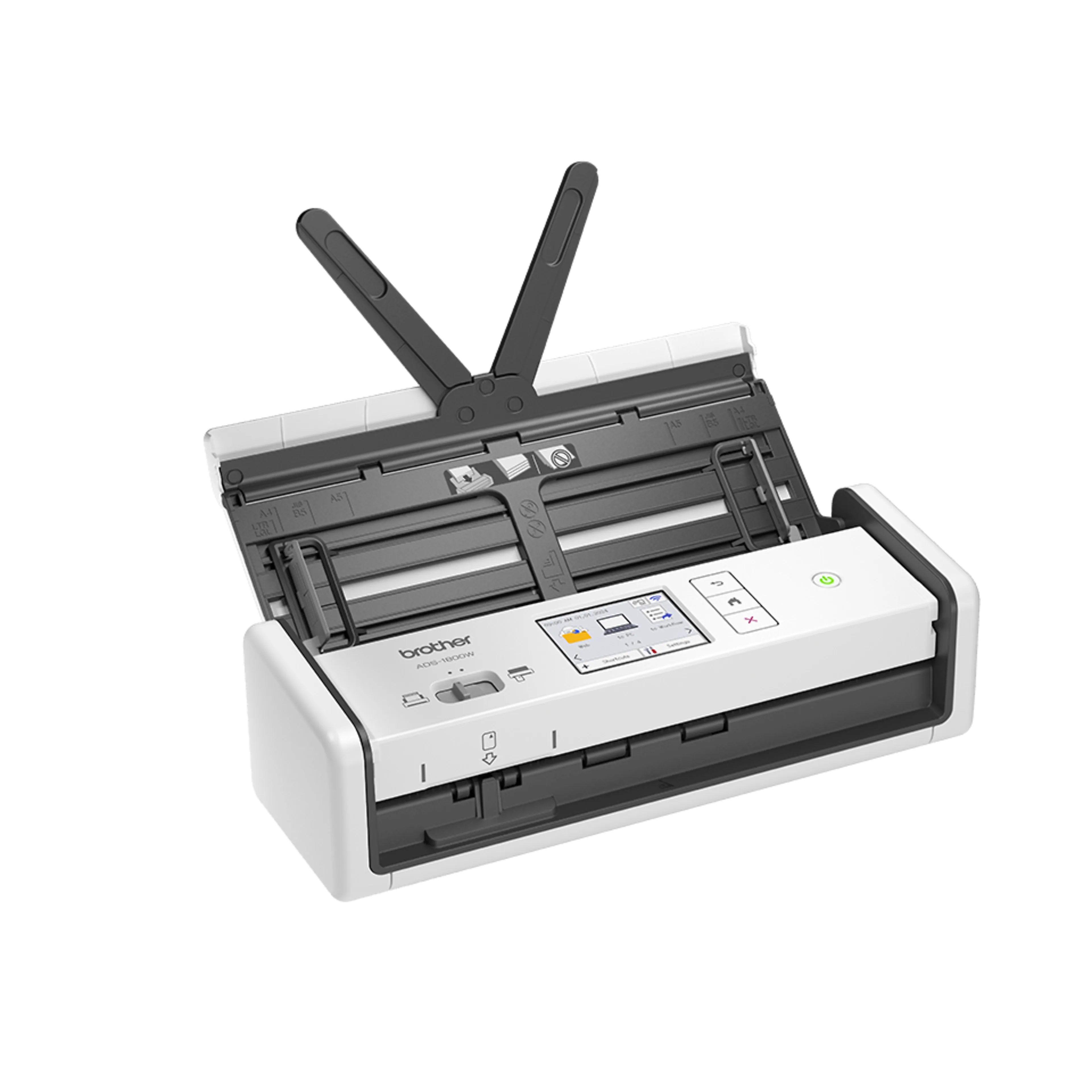 Brother documentscanner ADS-1800W - draadloos - USB-C voeding - kleurentouchscreen