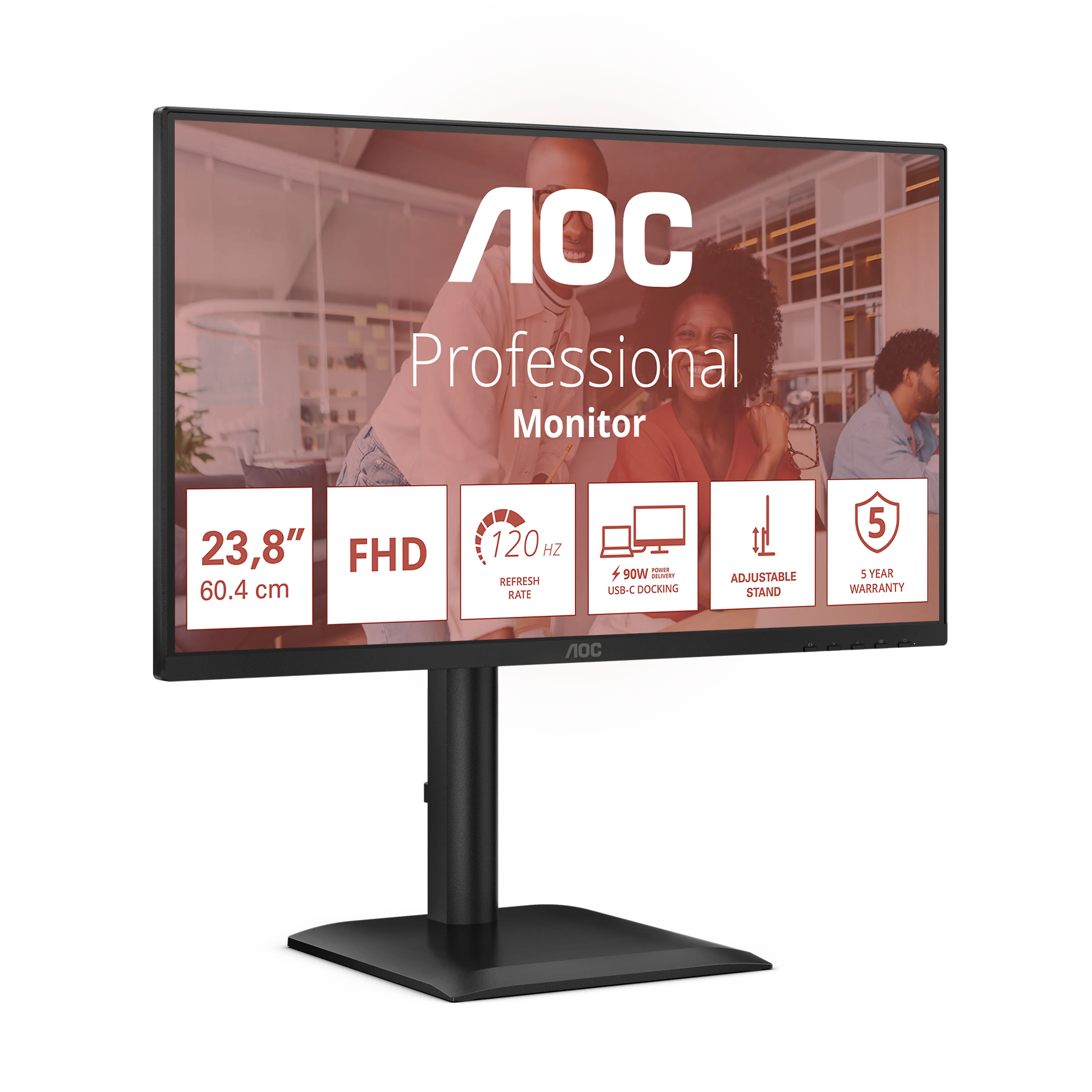 AOC E4 24E4CV - 24" - FHD - IPS - 120 Hz