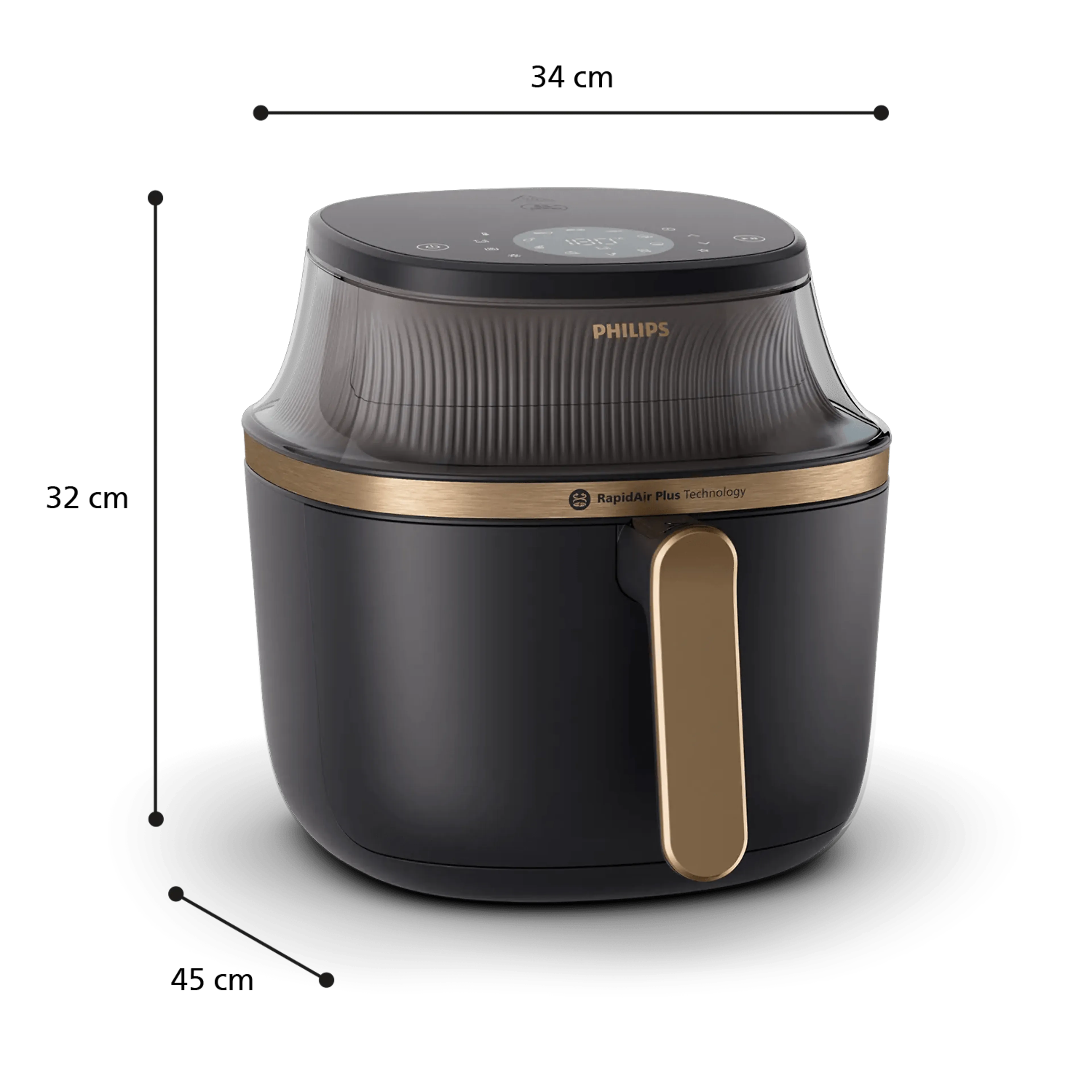 Philips Airfryer série 3000 7,2 l - fenêtre - 16 modes de cuisson - cuisson 24H