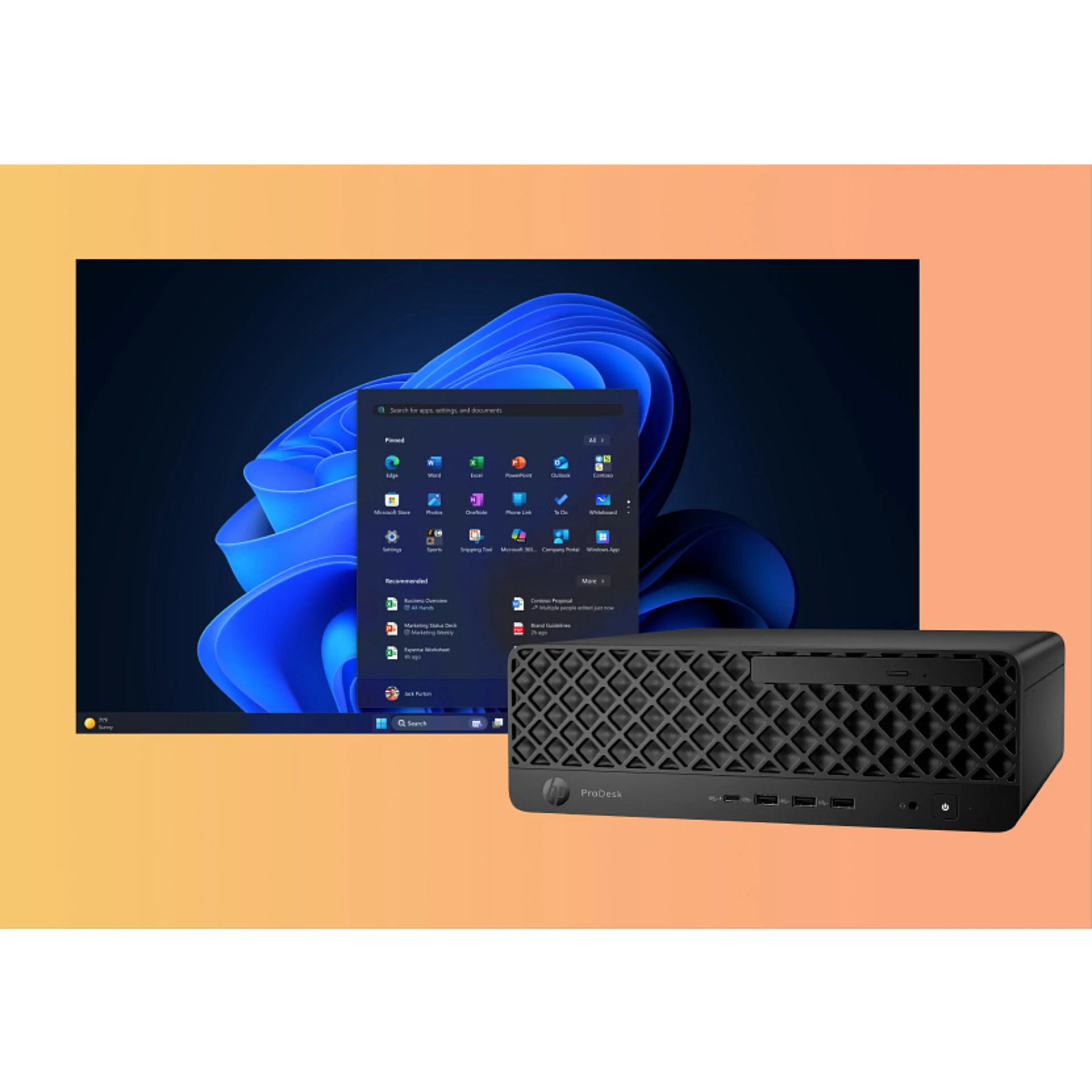 HP ProDesk 4 SFF G1i U7265 - 16GB - 512GB - Windows 11 Pro