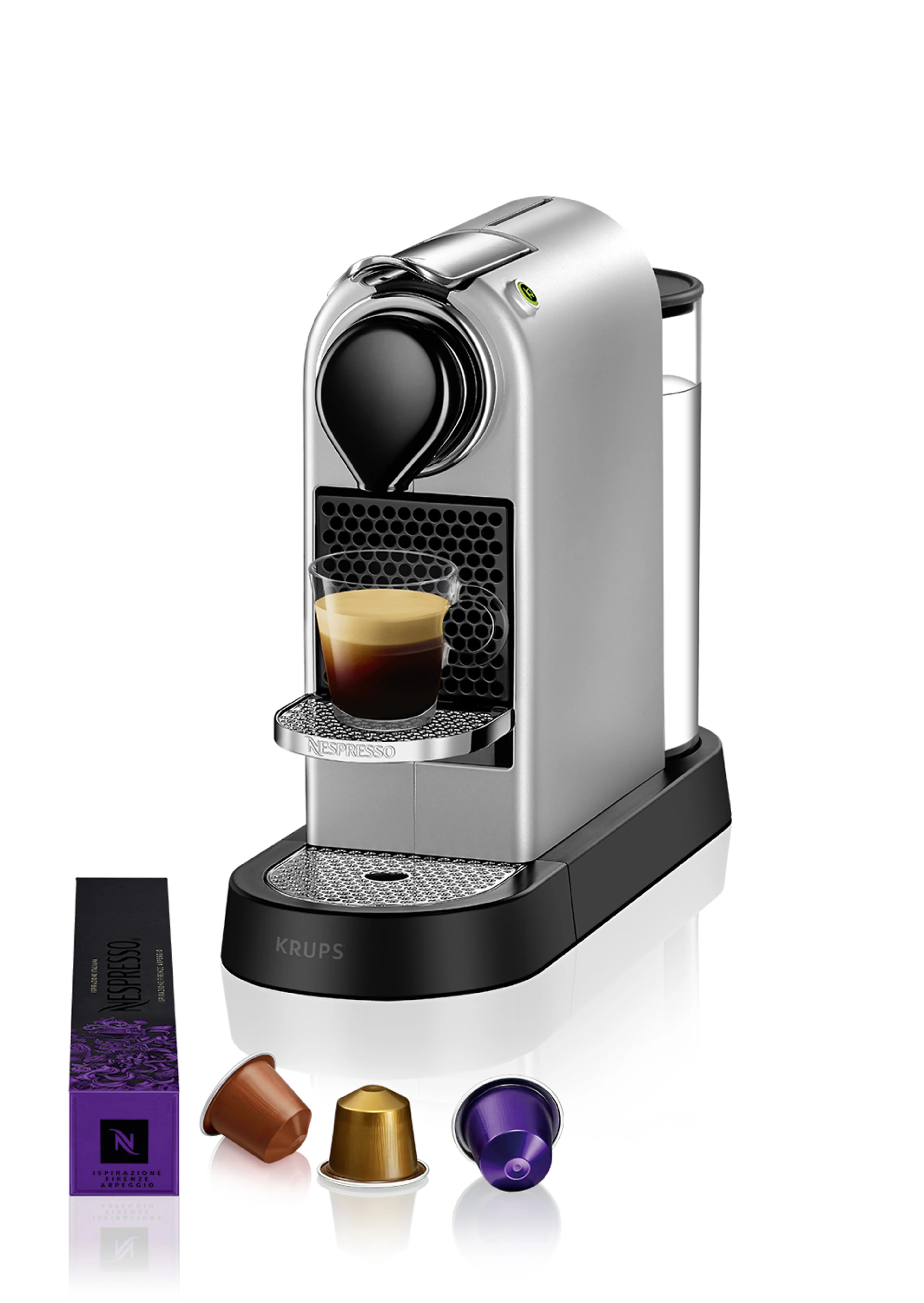 Krups Nespresso CitiZ XN741B.23 - silver
