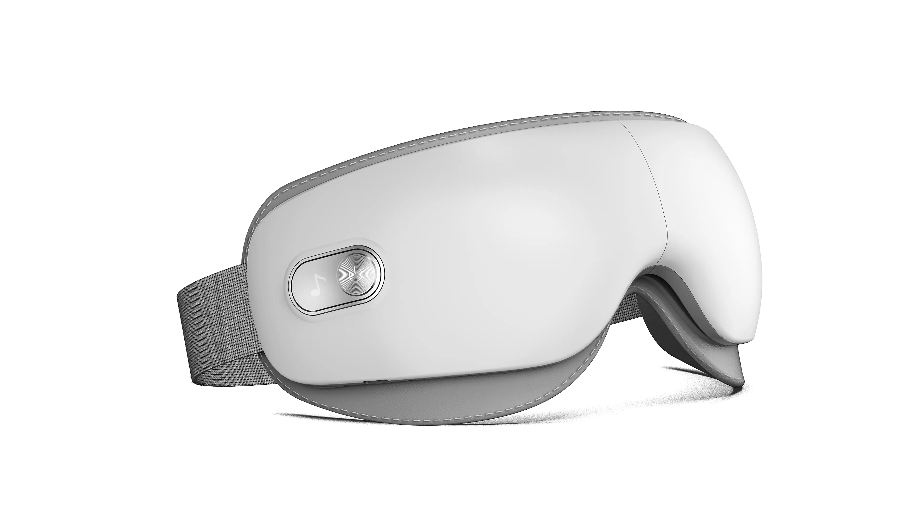 SKG masseur oculaire ES500 - blanc - Bluetooth - rechargeable - 3 modes