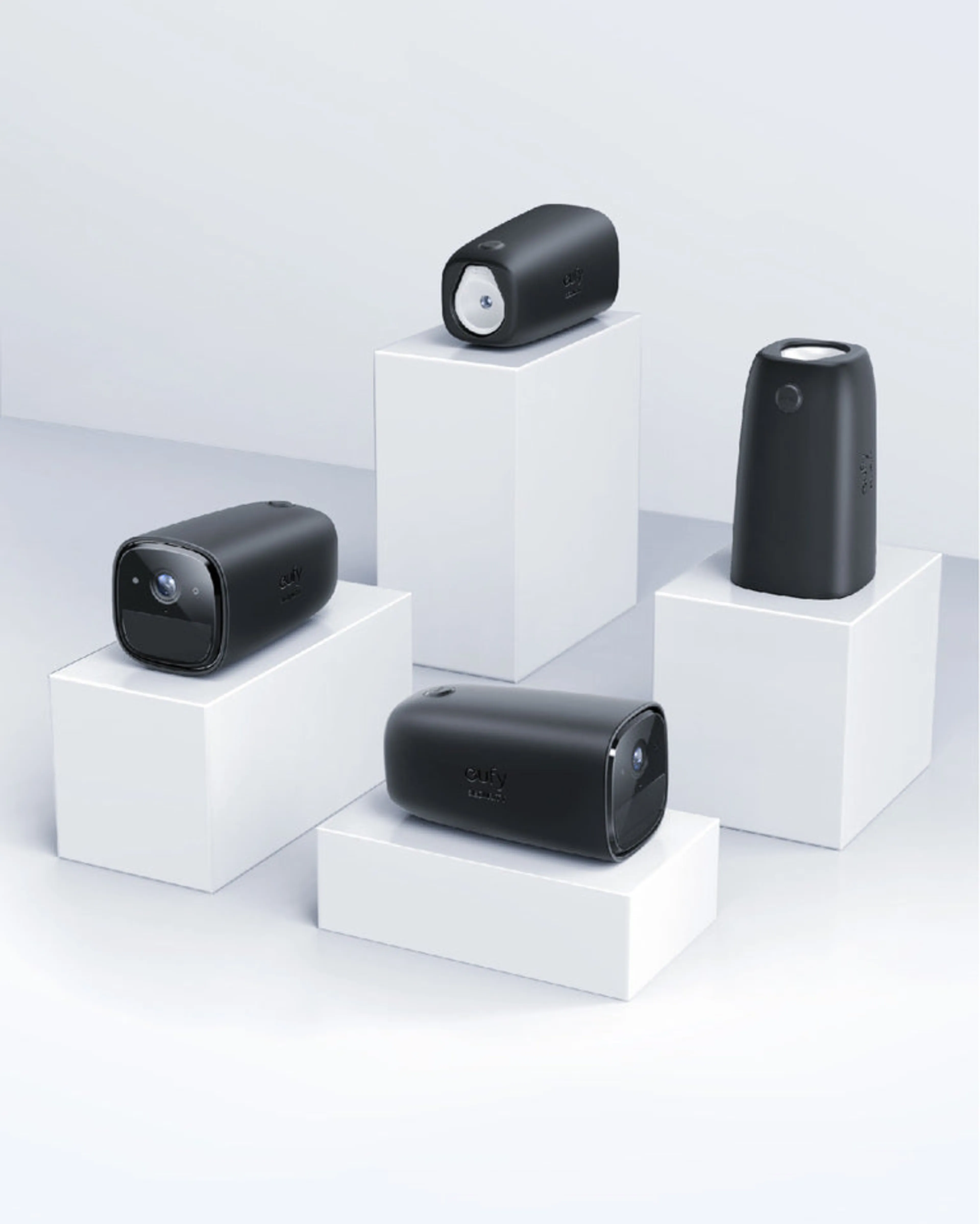 Outlet eufyCam Skin - zwart - dual pack - silicone