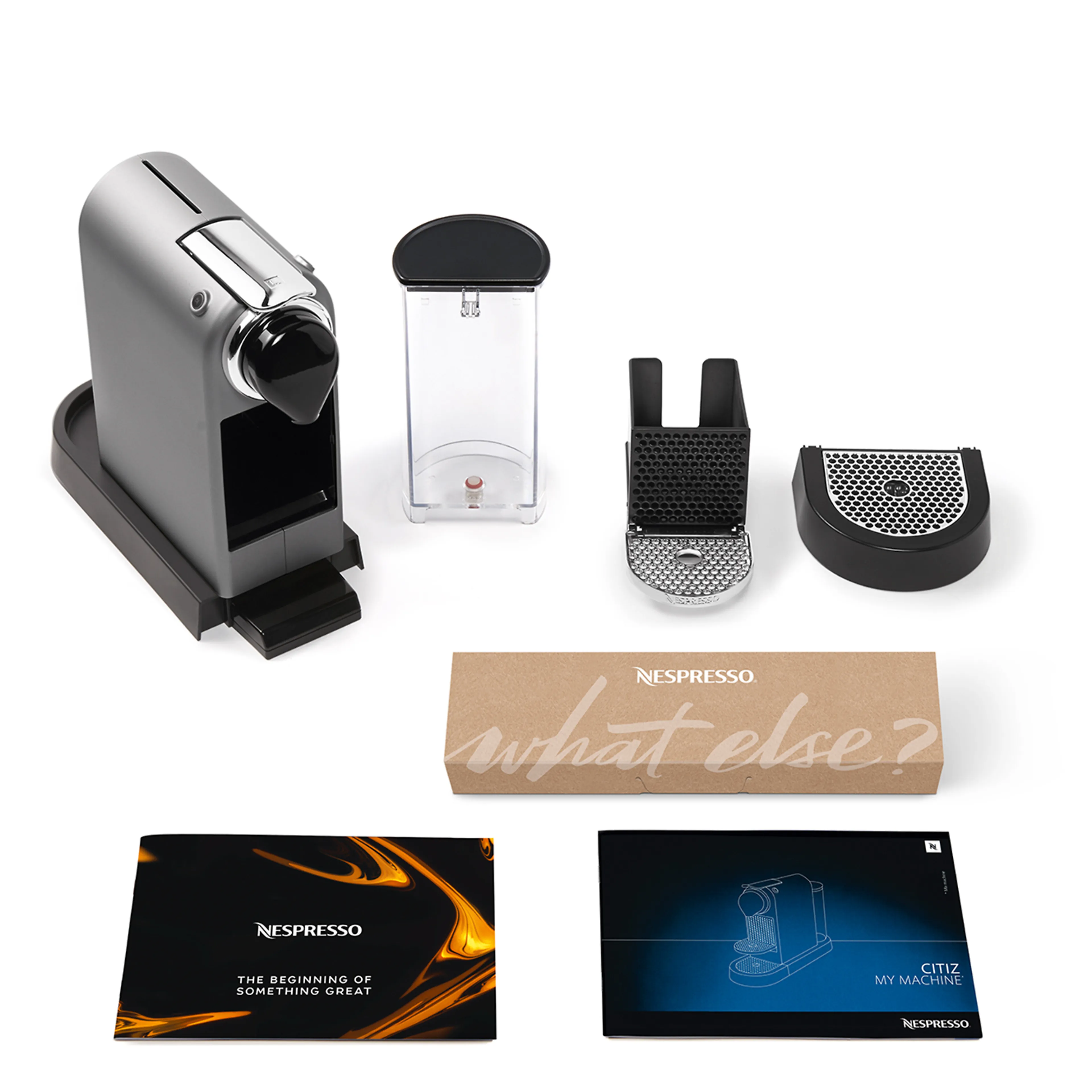Krups Nespresso CitiZ XN741B.23 - silver