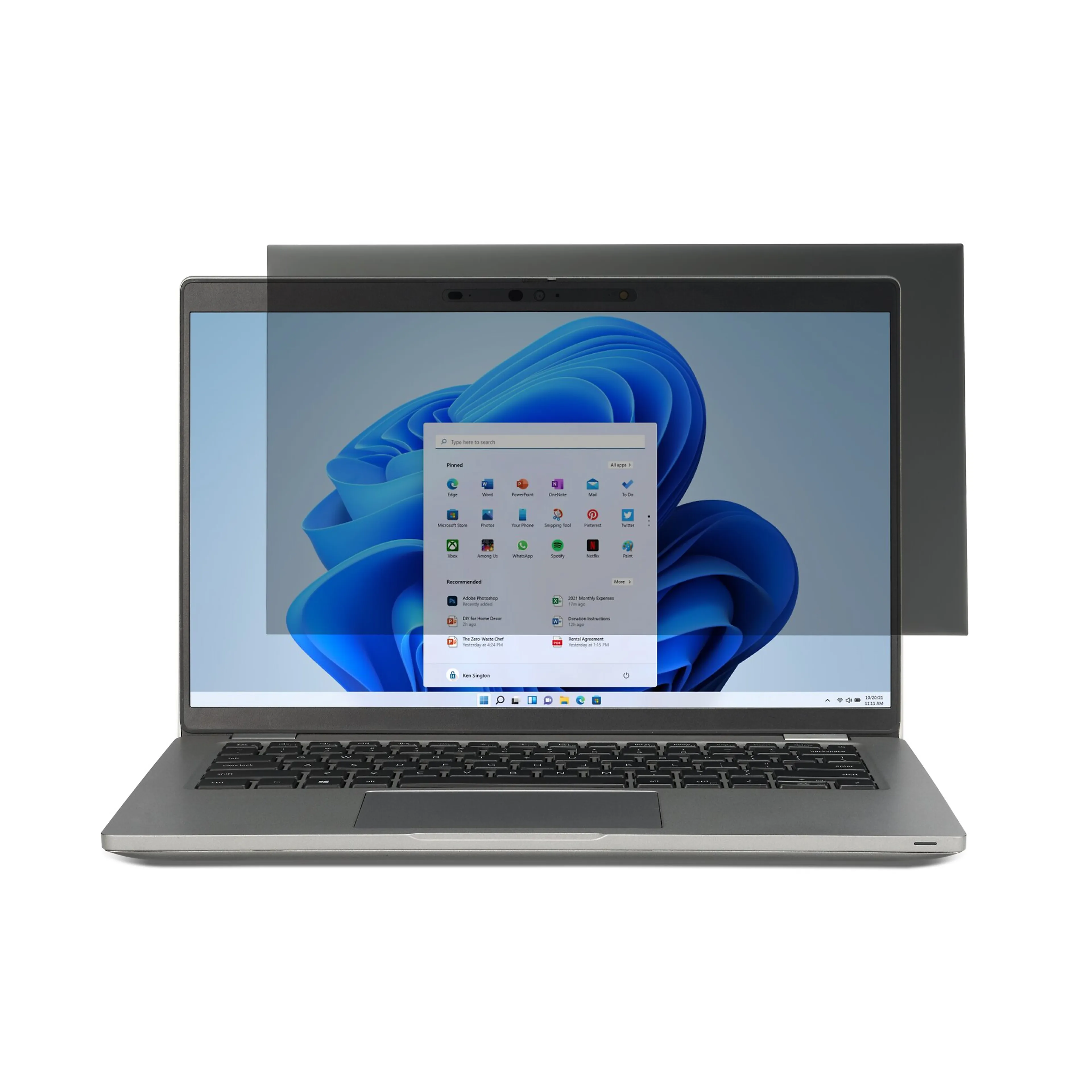 Kensington Privacy Screen Filter 16" Laptops 16:10 2-way removable