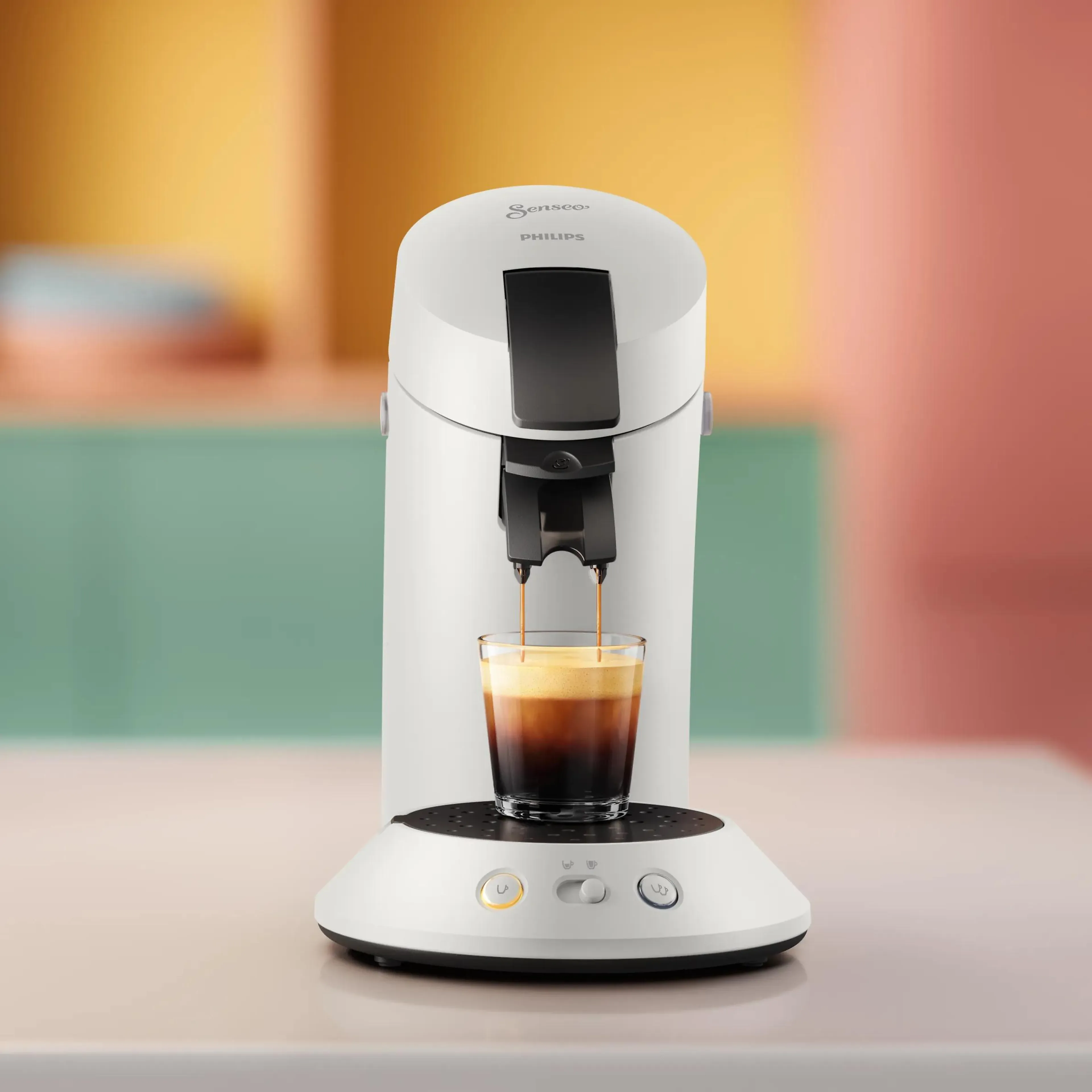 Philips Original Plus CSA210/10 - koffiemachine - wit - intensity select
