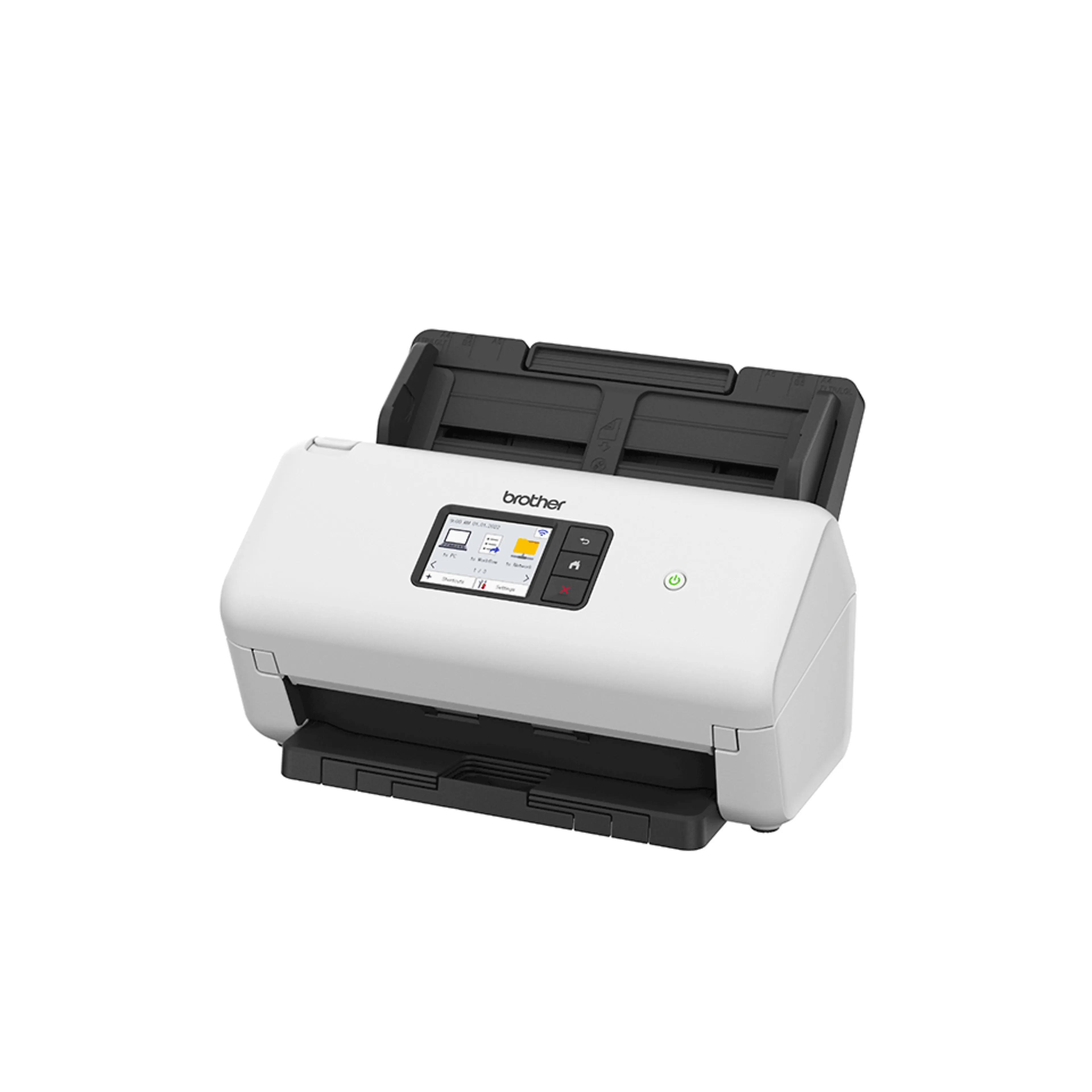 Brother desktopscanner ADS-4550W - dubbelzijdig scannen - 35 ppm - 600 x 600 dpi - 512MB RAM