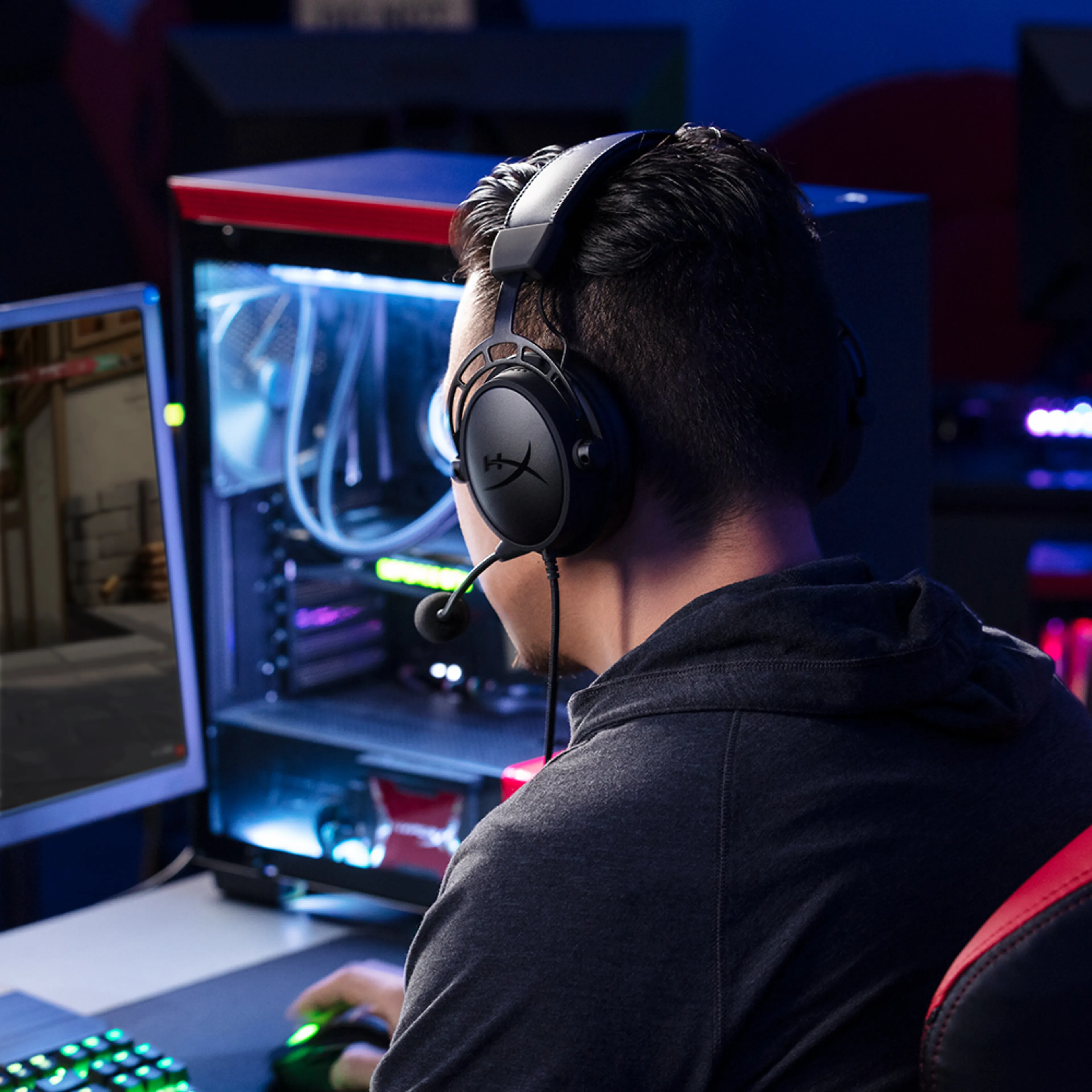 HyperX casque de jeu Cloud Alpha noir rouge