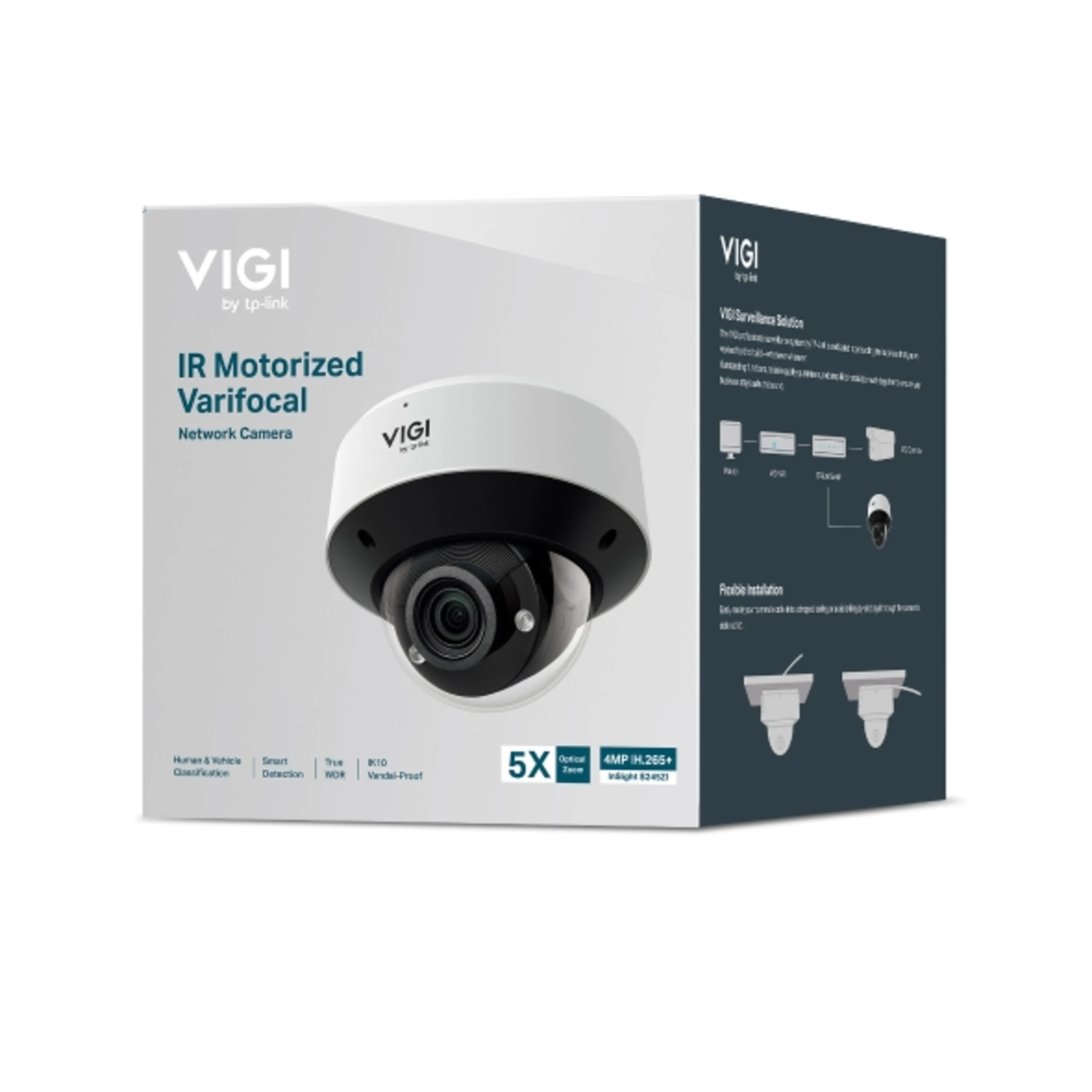 TP-Link VIGI InSight S245ZI - Motorized Varifocal - 4MP IR Dome Network Camera