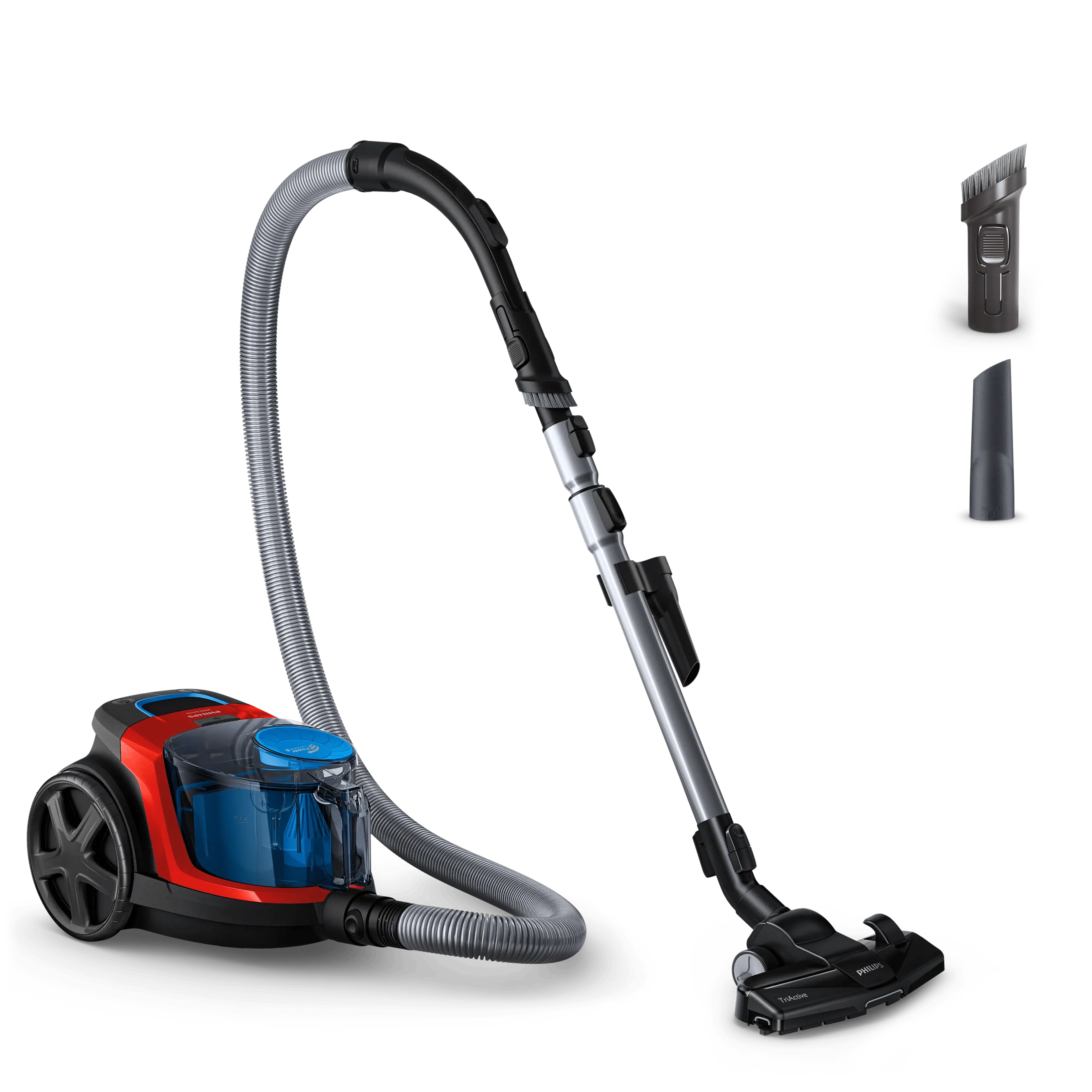Philips 3000 series Aspirateur sans sac PowerPro Compact FC9330/09 - 900W - TriActive - Monza red