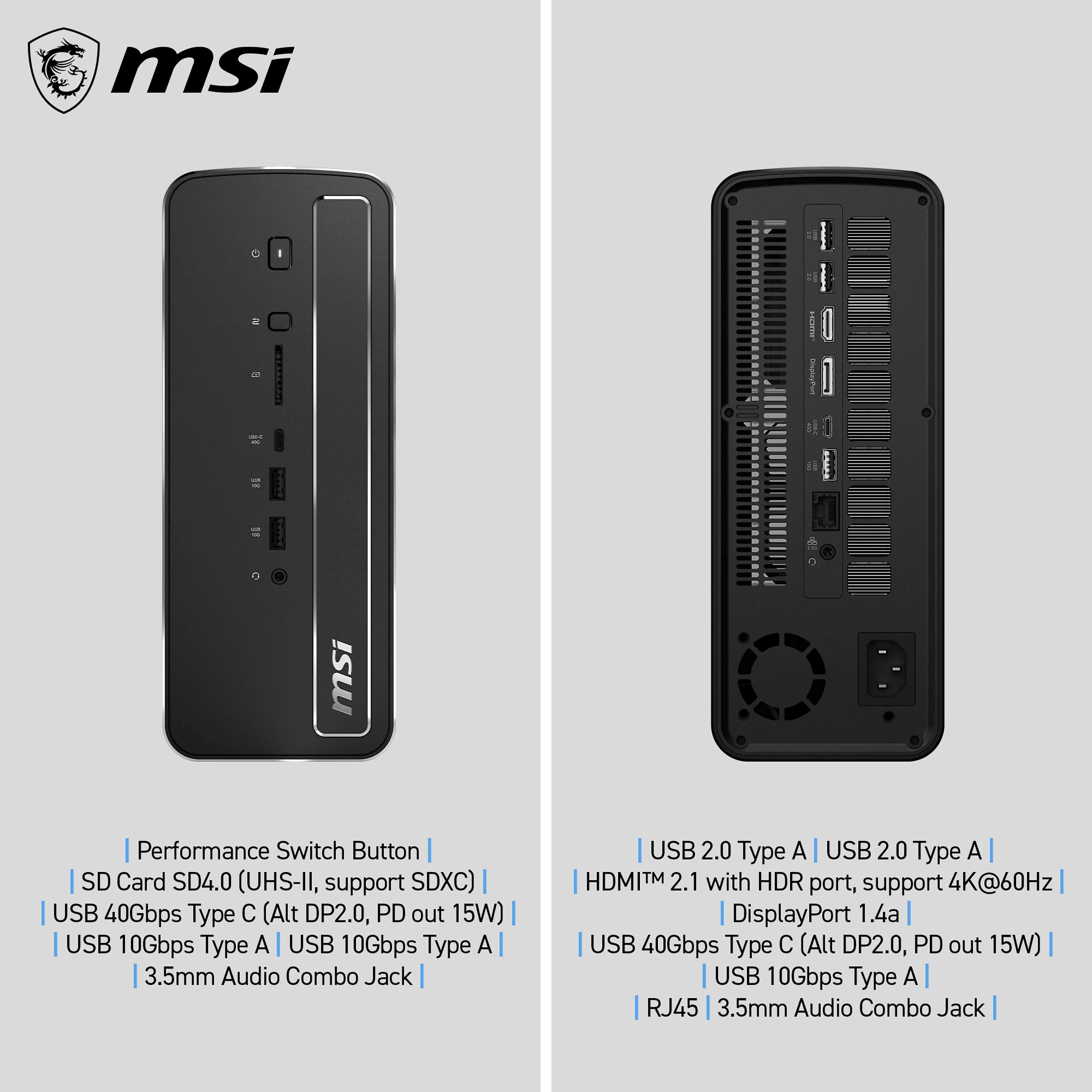 MSI Pro AI 11M-005EU - AMD Ryzen AI Max+ 395 - 128GB RAM - 2TB SSD - Radeon 890M