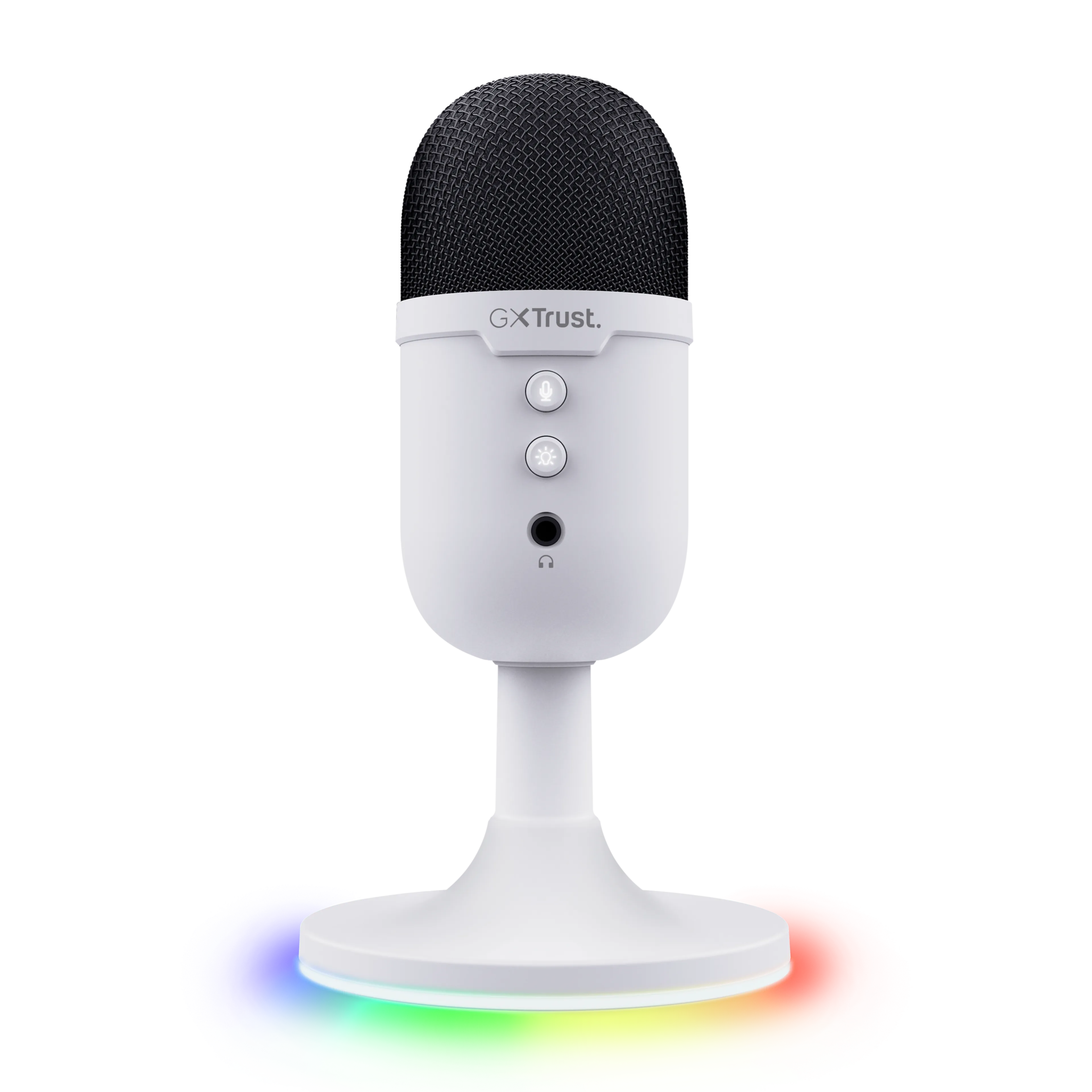Trust GXT 234W Yunix streaming microfoon - usb - rgb-verlichting - wit