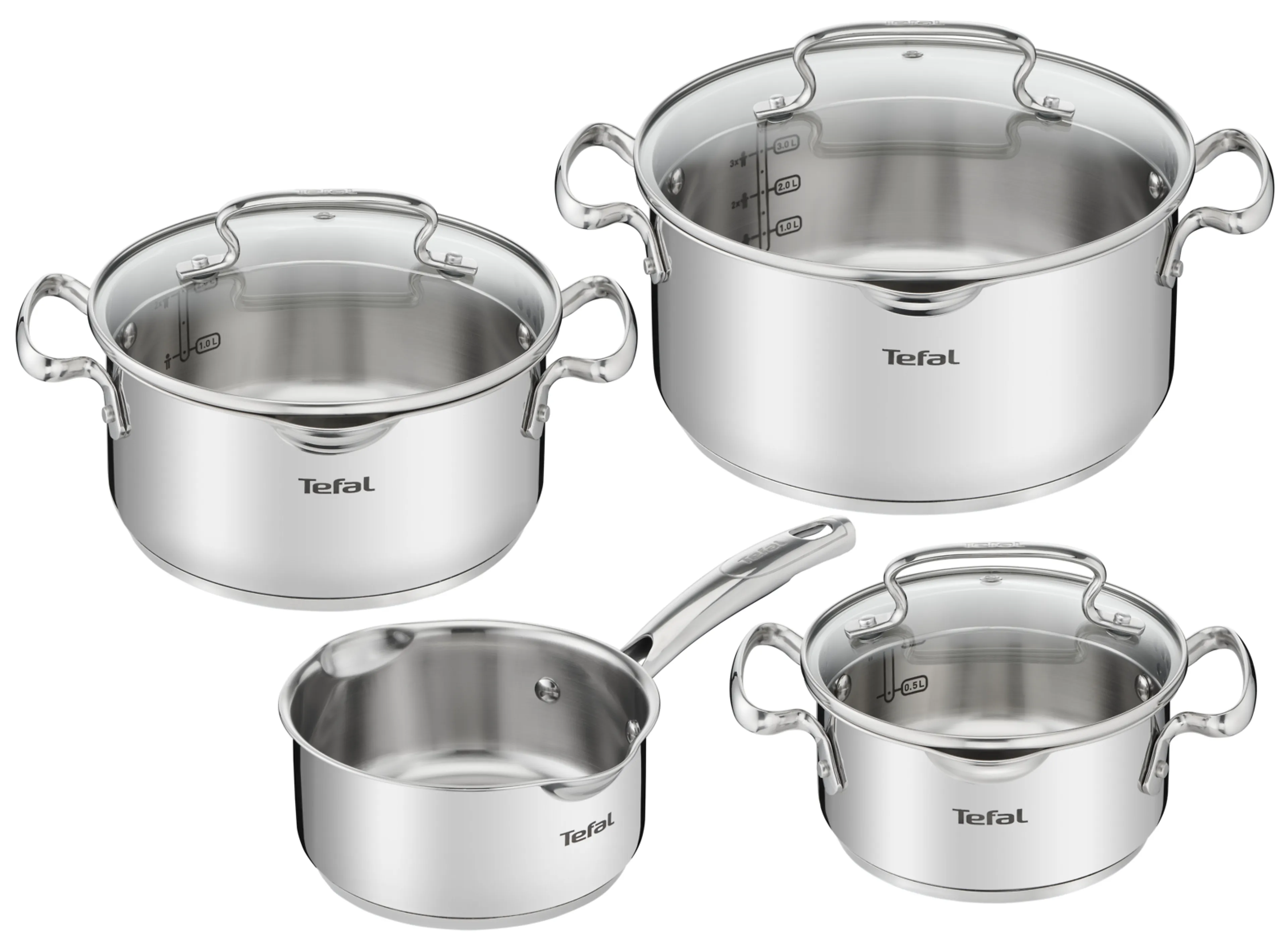 Tefal Duetto+ G719S735 - 4-delige kookset