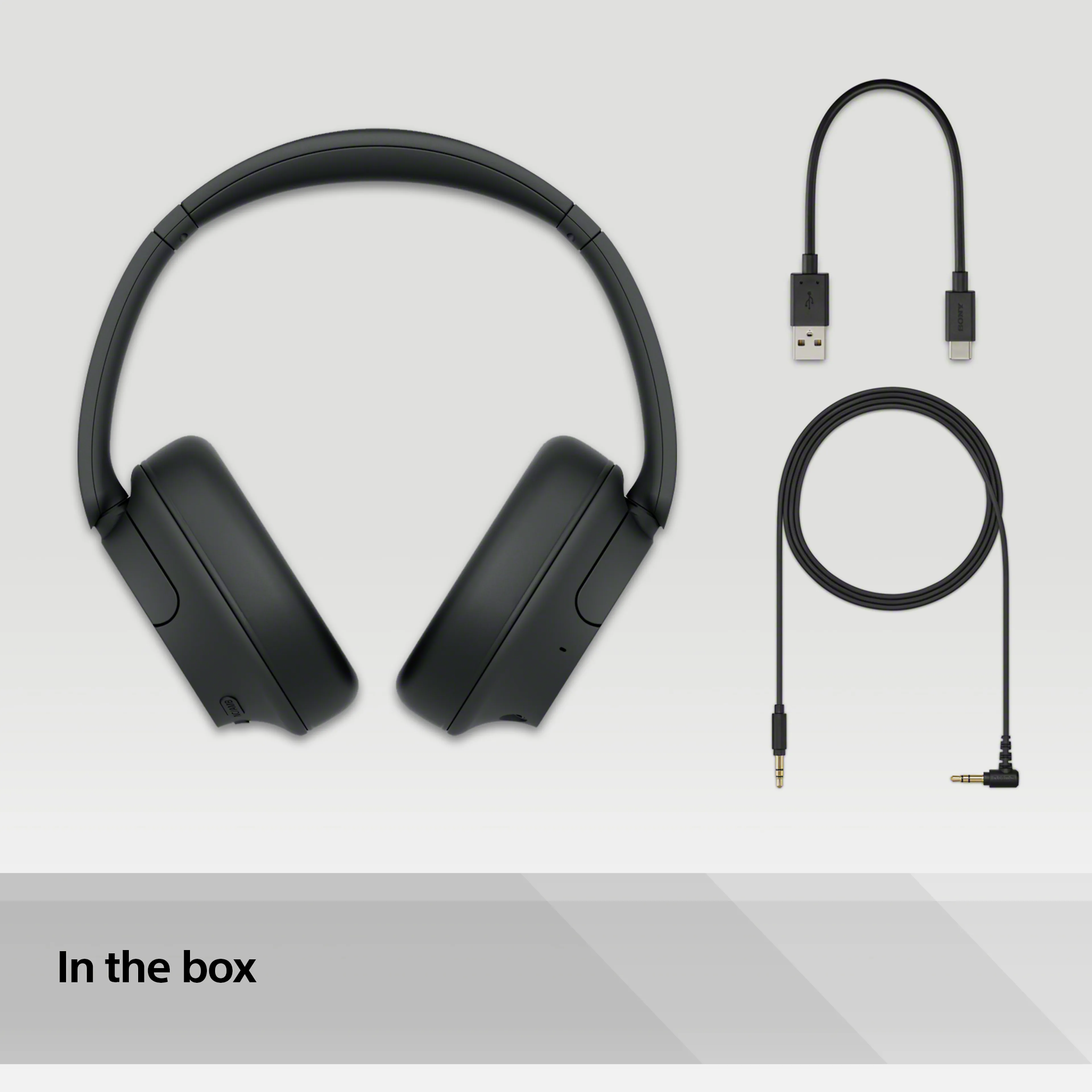Sony Wireless Noise Cancelling Headphones WH-CH720N - Bluetooth 5.2 - USB - noir