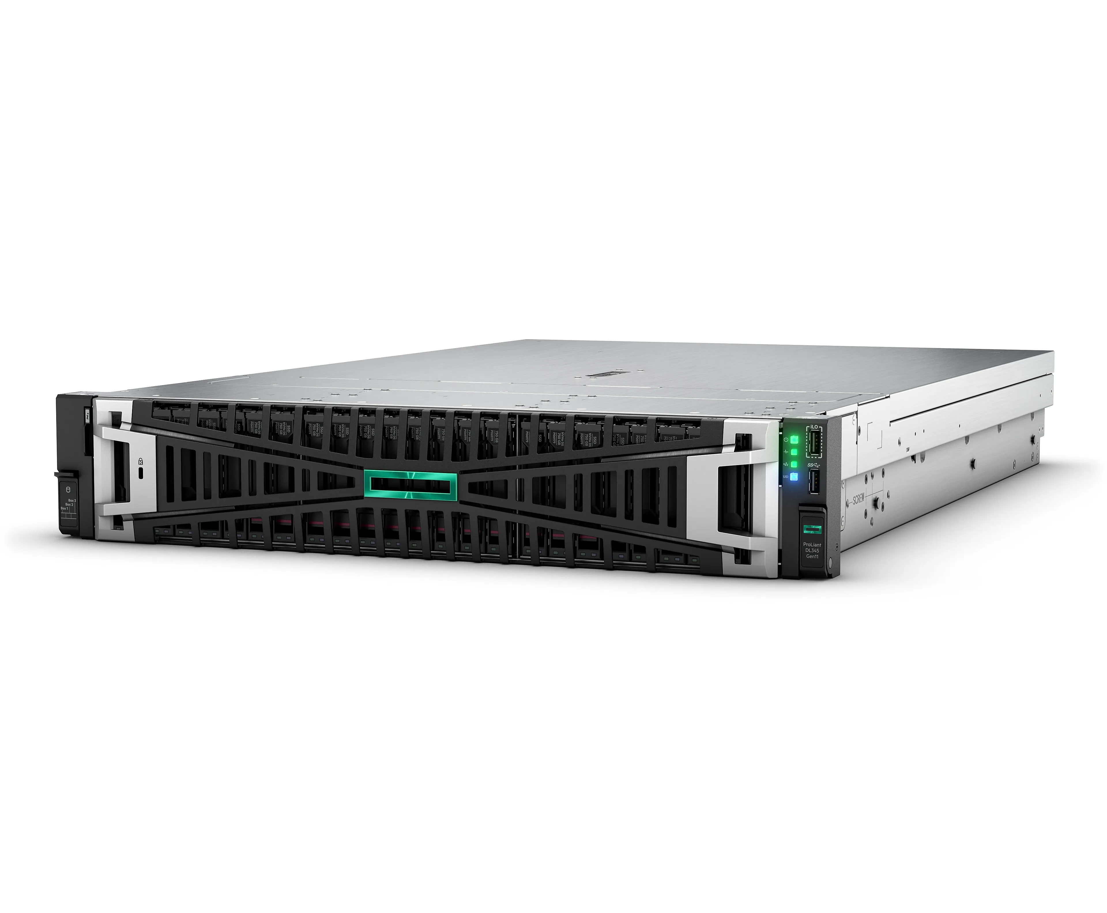 HP Enterprise ProLiant DL345 Gen11 9015 - 3.5GHz Octa-Core - 2x32GB geheugen - 8LFF opslag - 2x960GB SSD