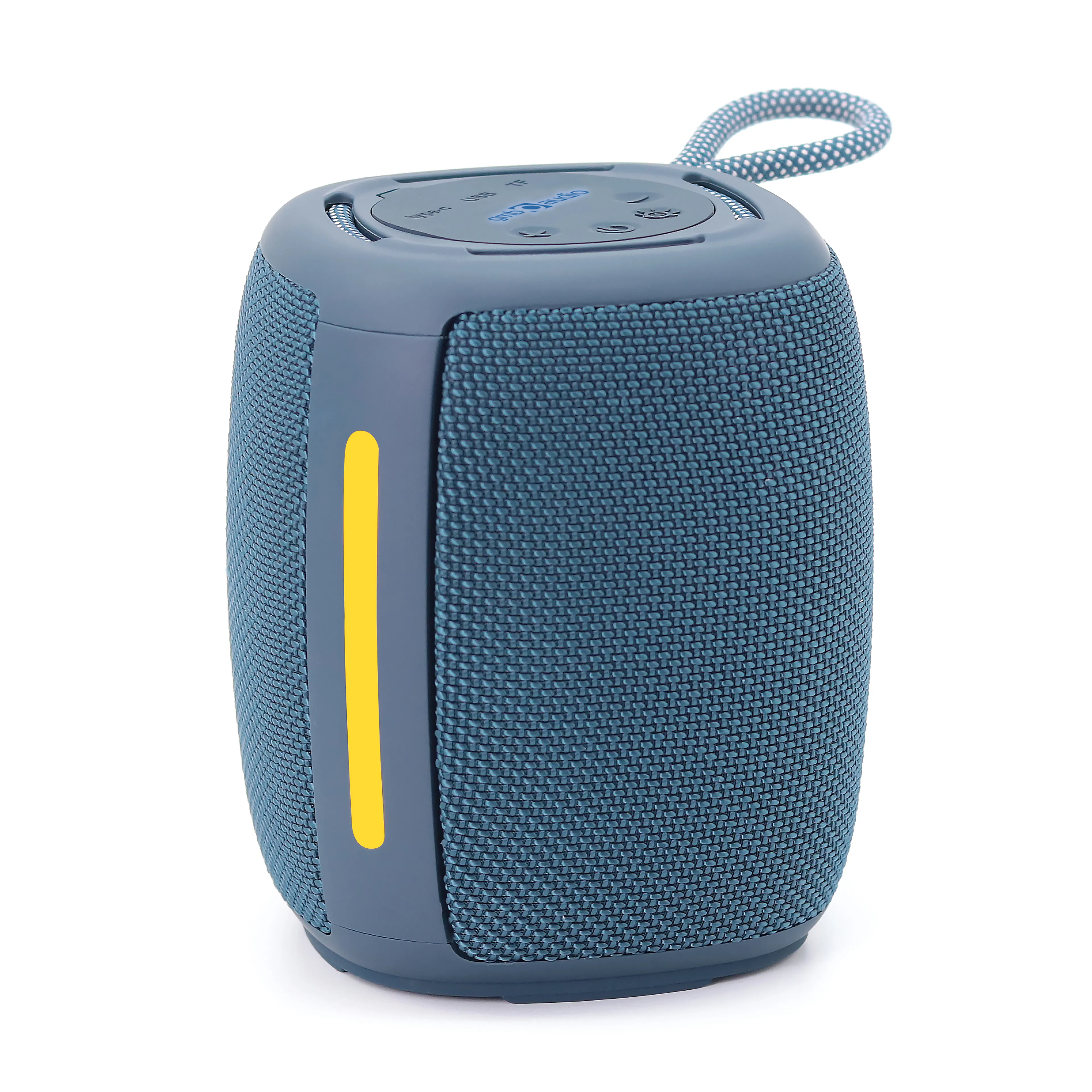 Gembird Haut-parleur BT SPK-BT-LED-03-B - Bluetooth - micro intégré - effet lumineux led rvb - entrée AUX
