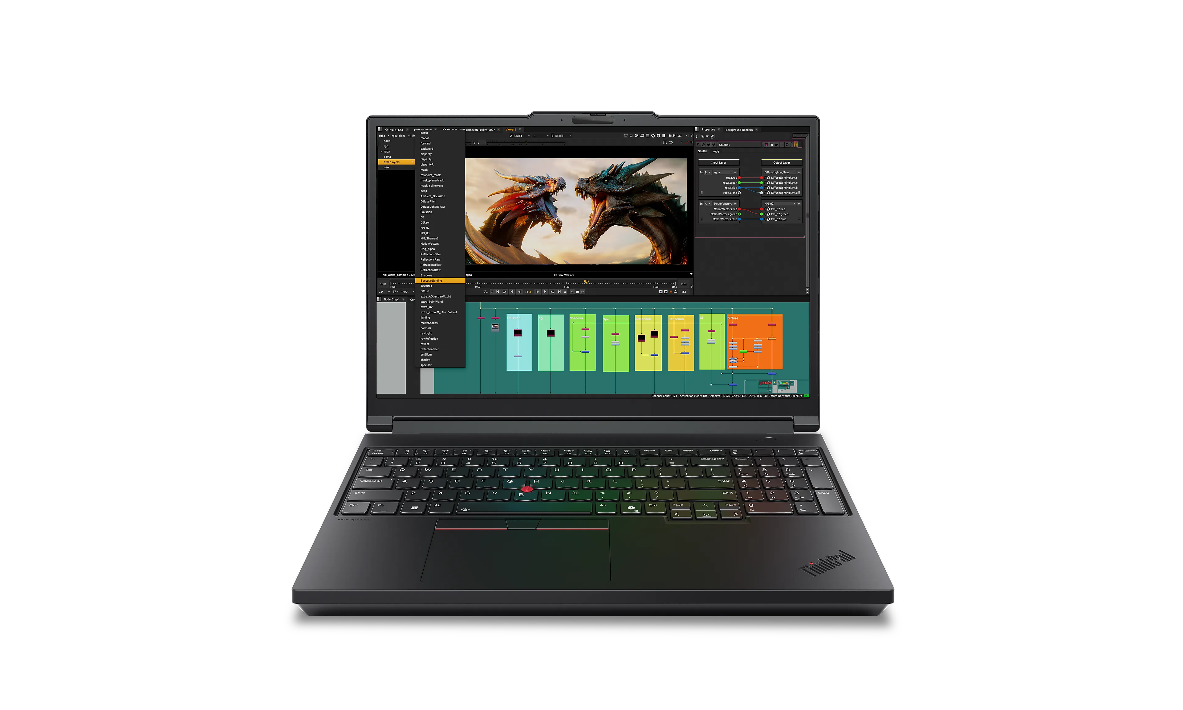 Lenovo ThinkPad P16 Gen 3 - 16" - Intel Core Ultra 7 255HX - 32GB RAM - 512GB