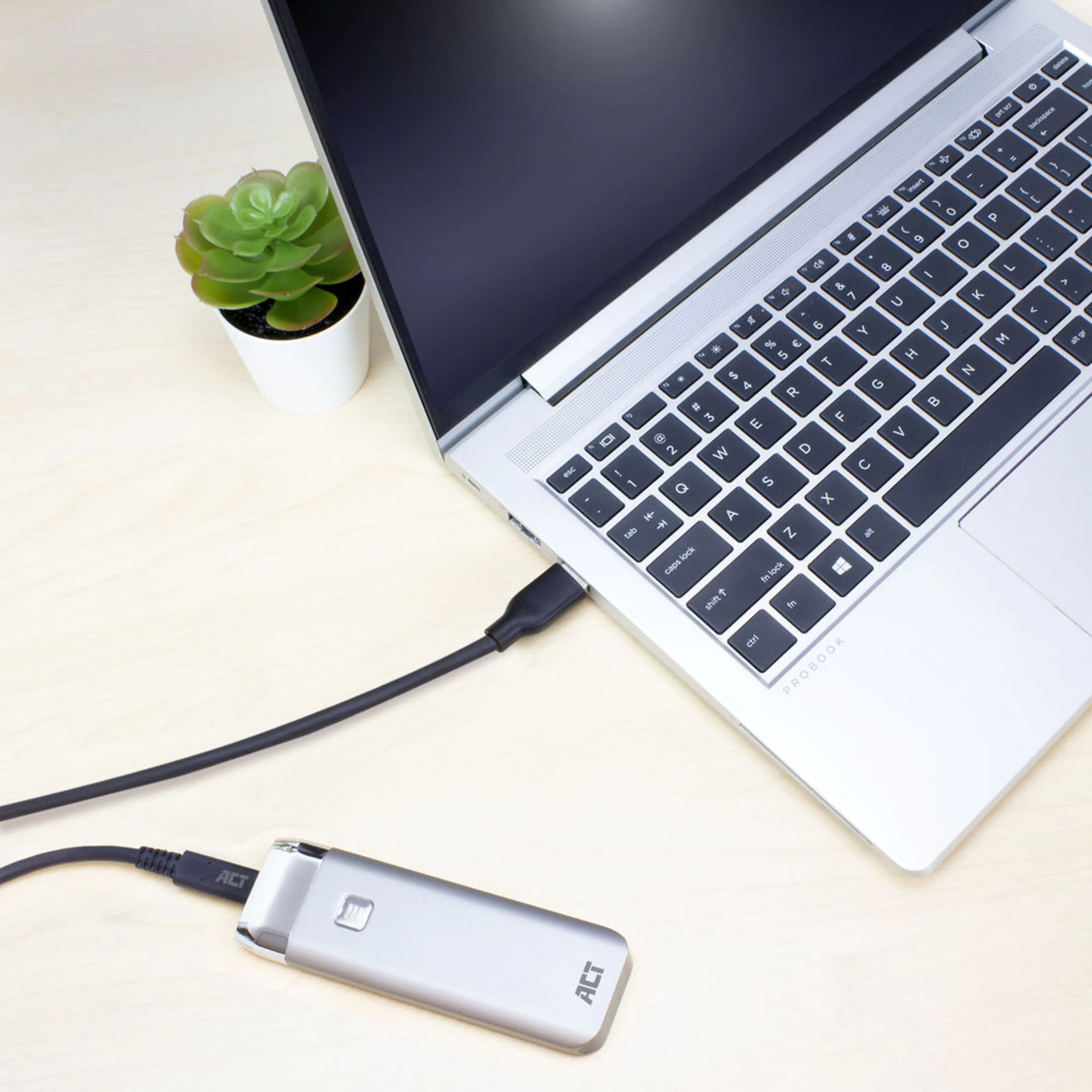 ACT Câble USB-A vers USB-C AC7417 - USB 3.2 Gen1 - 5Gbps - 60W - 2 mètres