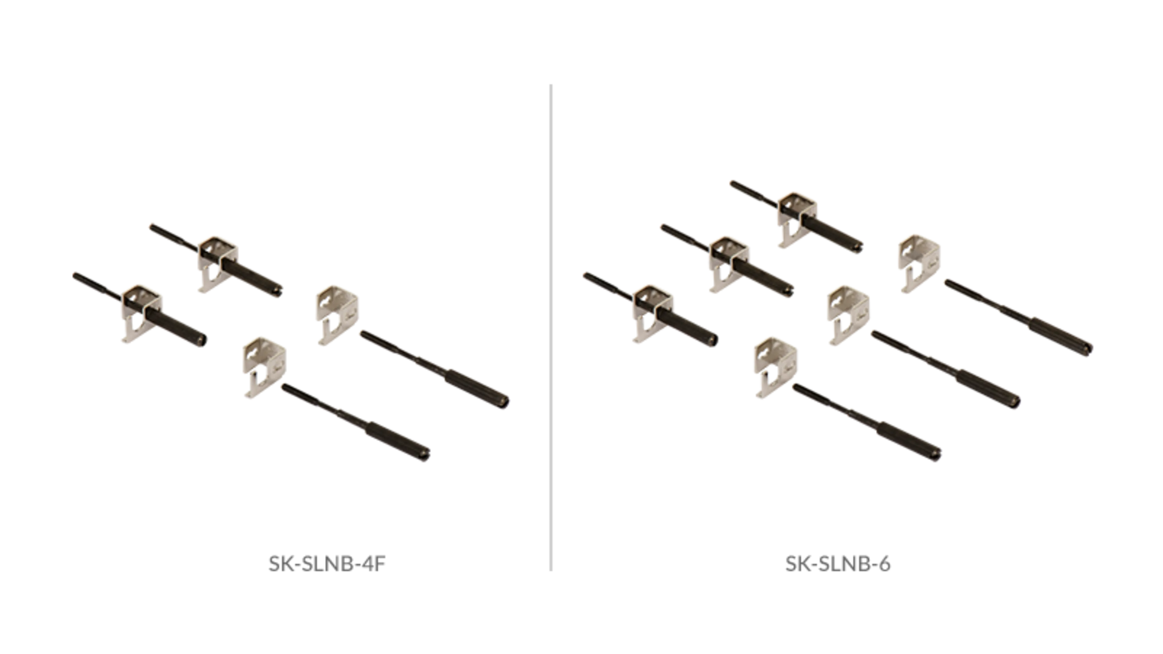 Matrox Mini DP Secure Cable Solution - kit de fixation câble mini DP/HDMI - 6 clips mécaniques - 6 vis moletées