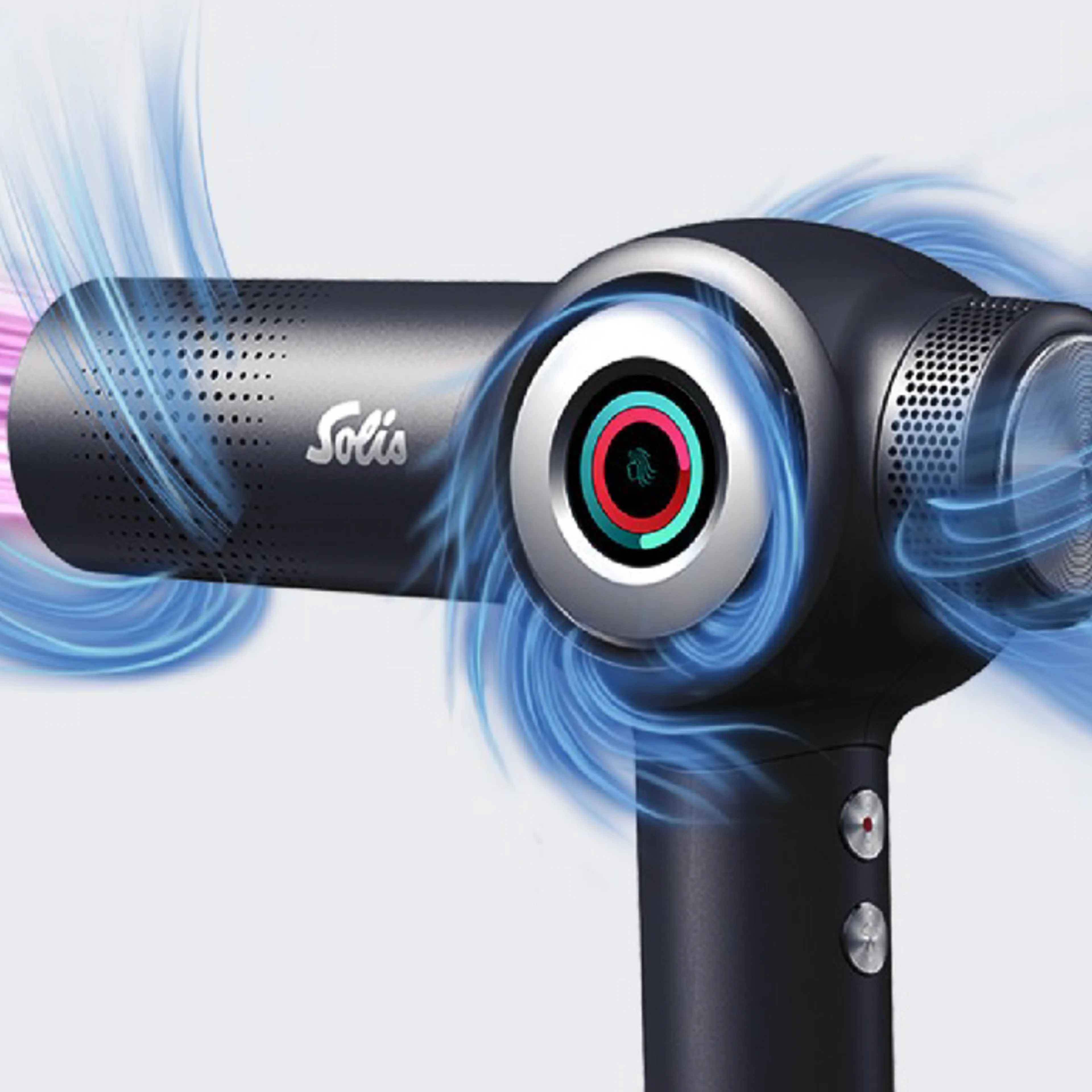 Solis AirVolution Hair Dryer - 1600 W - zwart - 4 windstanden