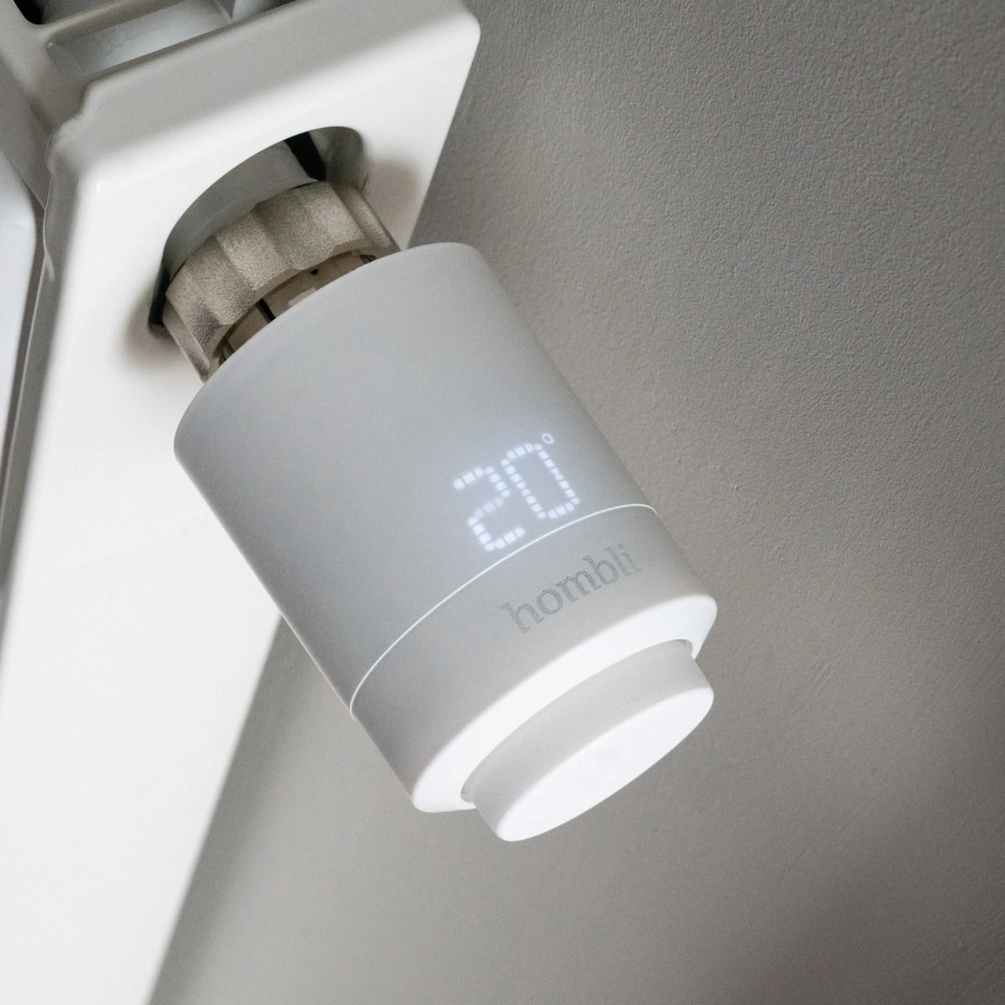 Hombli Smart BT Radiator Thermostat Add-on - bluetooth - IP21 - led display - M30 x 1.5 mm