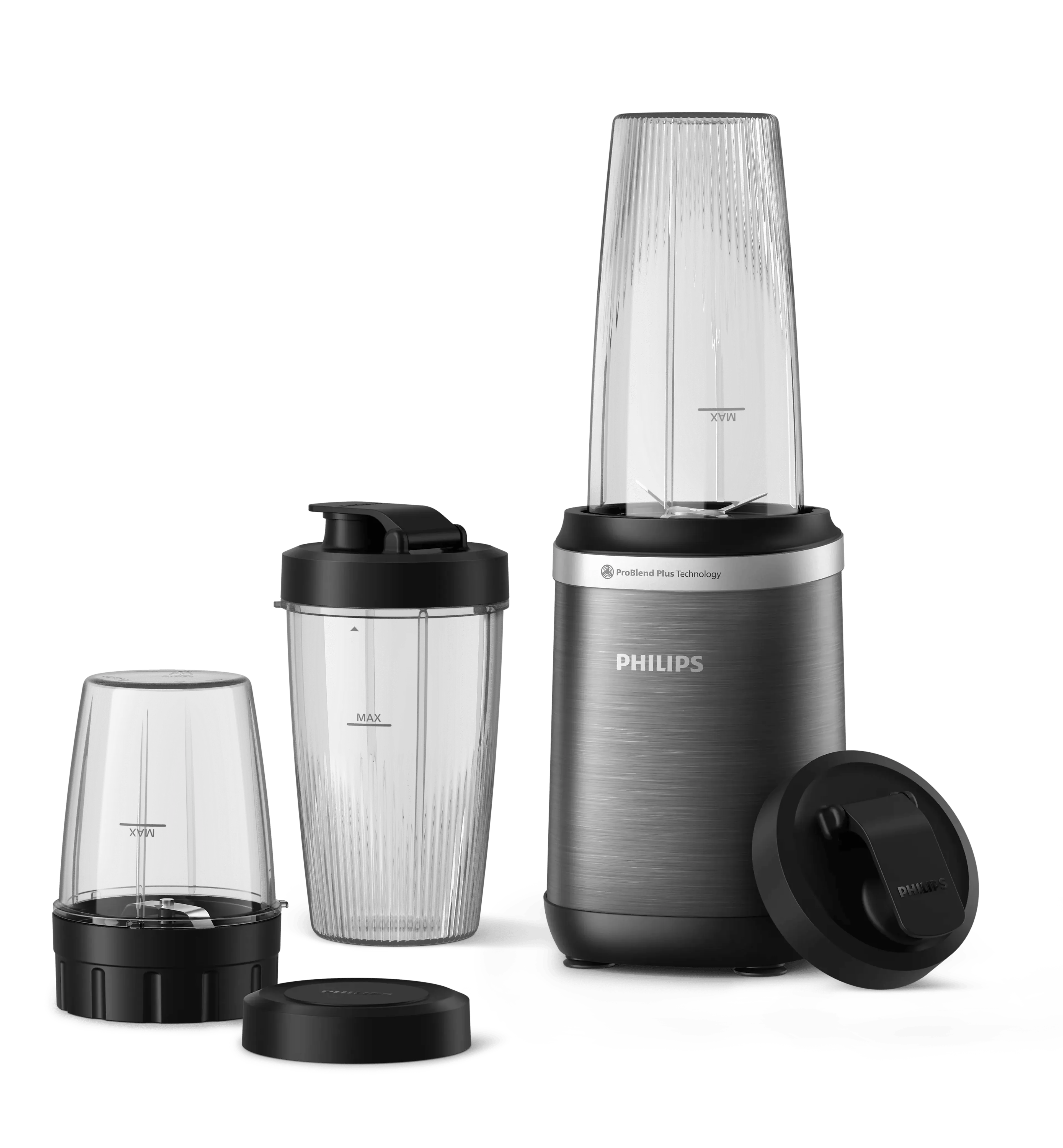 Philips 5000 series HR2767/00 blender 1000W 700ml tritan tumbler 550ml tritan tumbler 300ml tritan cup 6-starblade 2-star blade black metal & black