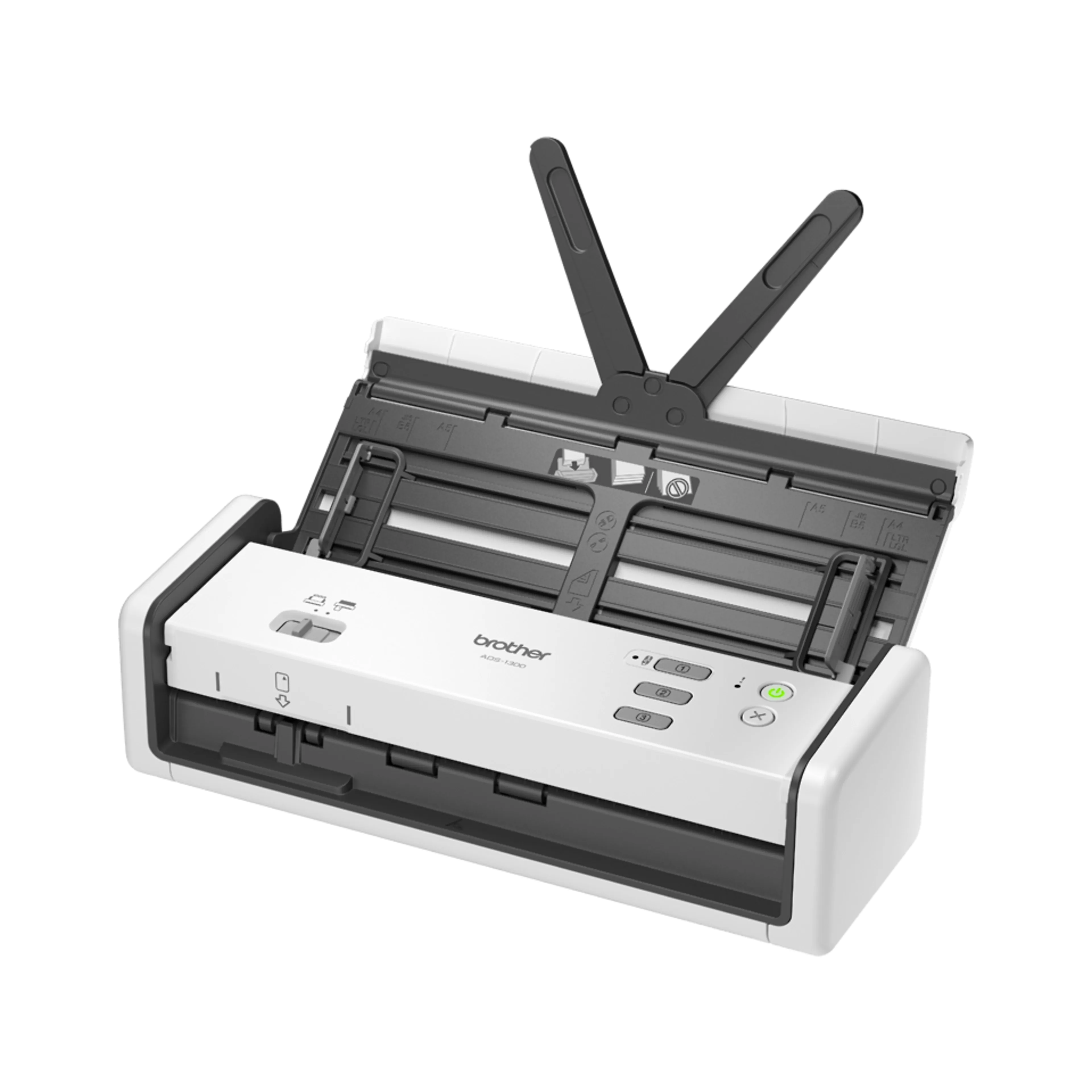Brother documentscanner ADS-1300 - compact - draagbaar - USB-C aansluiting
