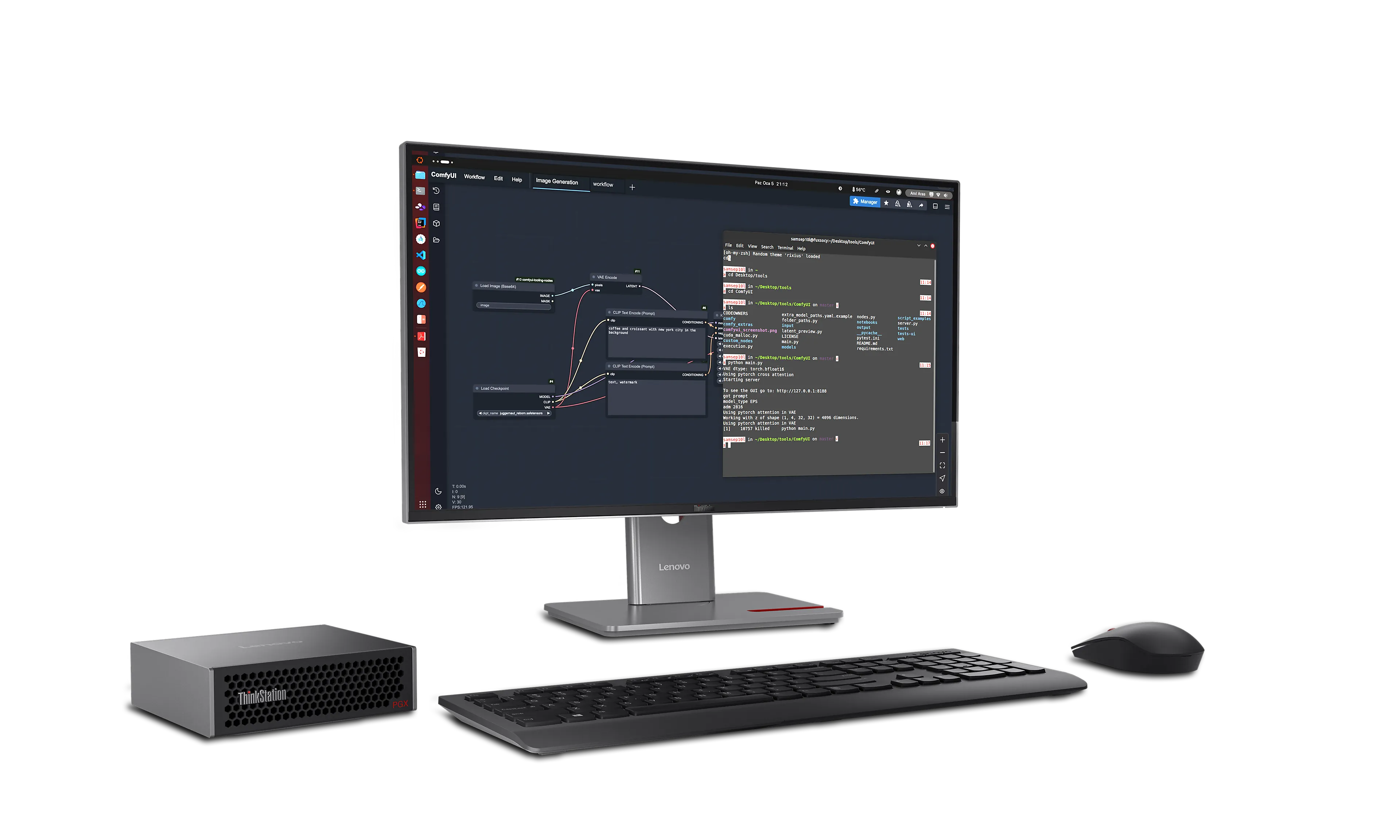 Lenovo ThinkStation PGX - GB10 NVIDIA Blackwell - 128GB RAM - 4000GB SSD - DGX OS