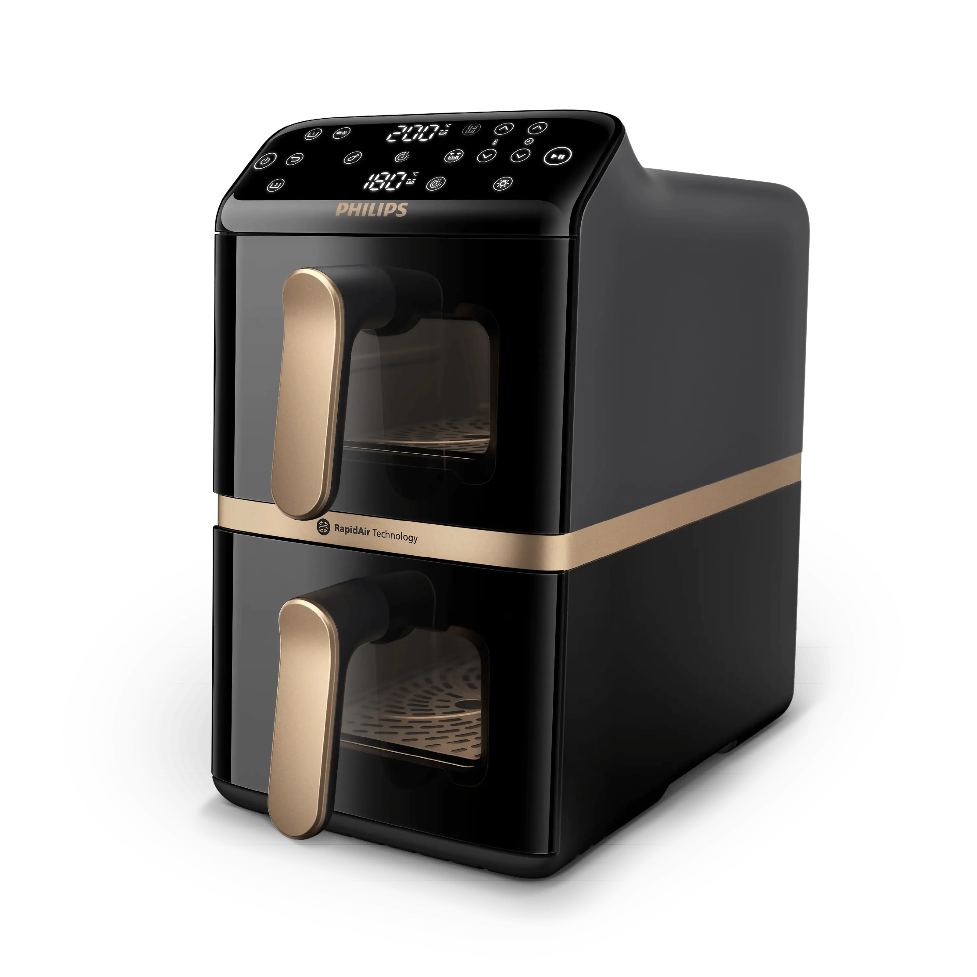 Philips 4000 series Dual Stack Airfryer Vertical Basket 10L