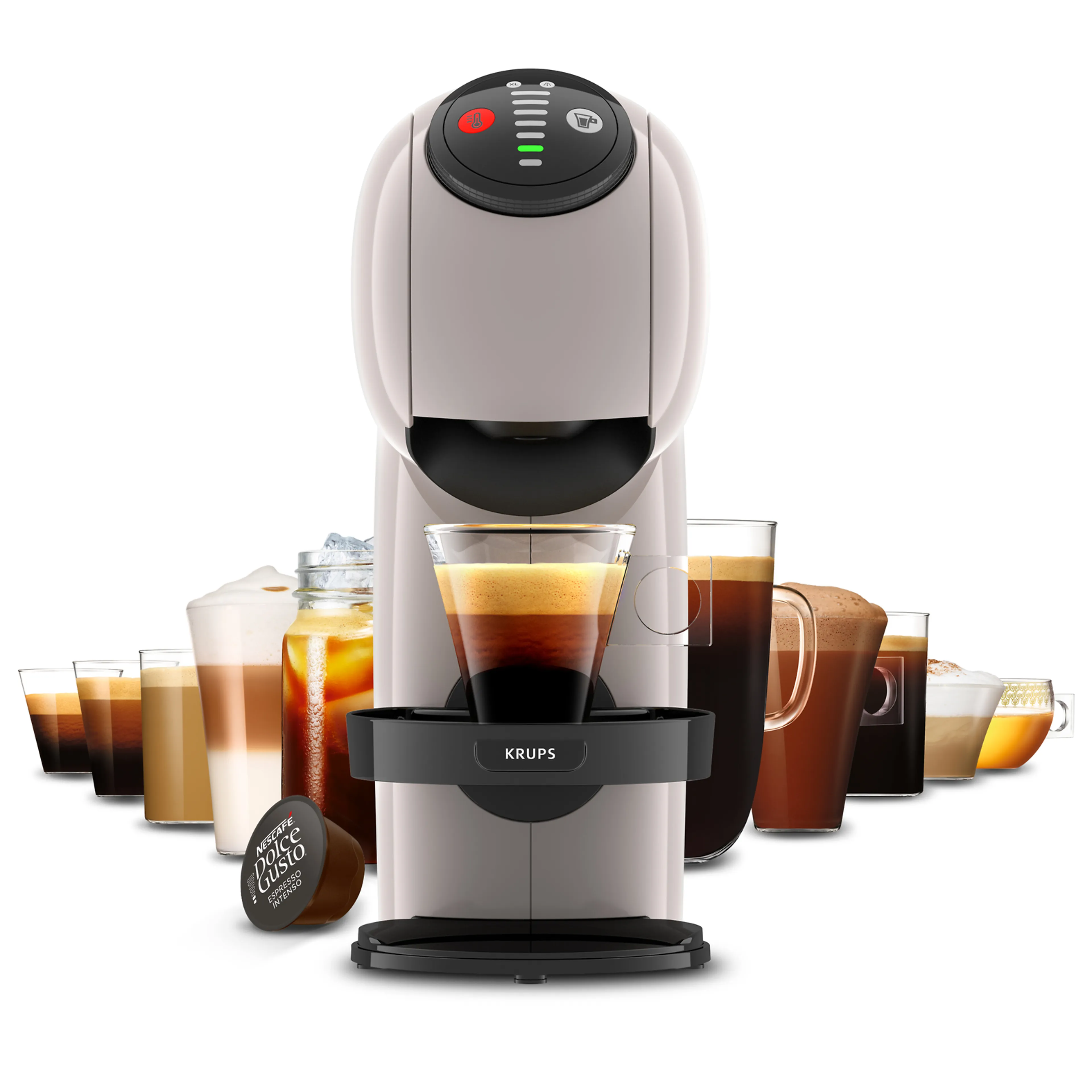 Krups NESCAFÉ DOLCE GUSTO Genio S koffiecupmachine taupe