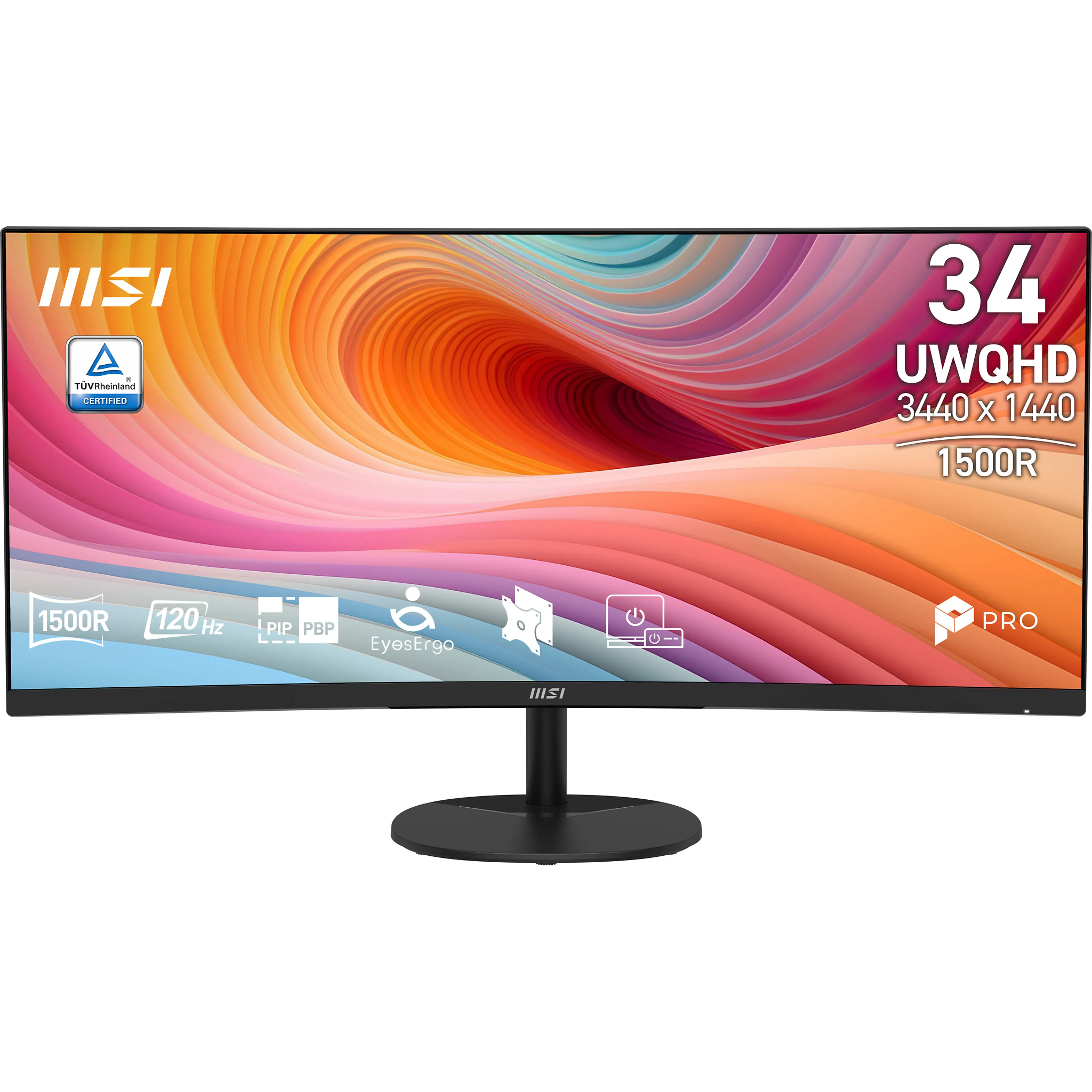 MSI Pro MP341CQ E12 - 34" UltraWide Quad HD - VA - 120Hz