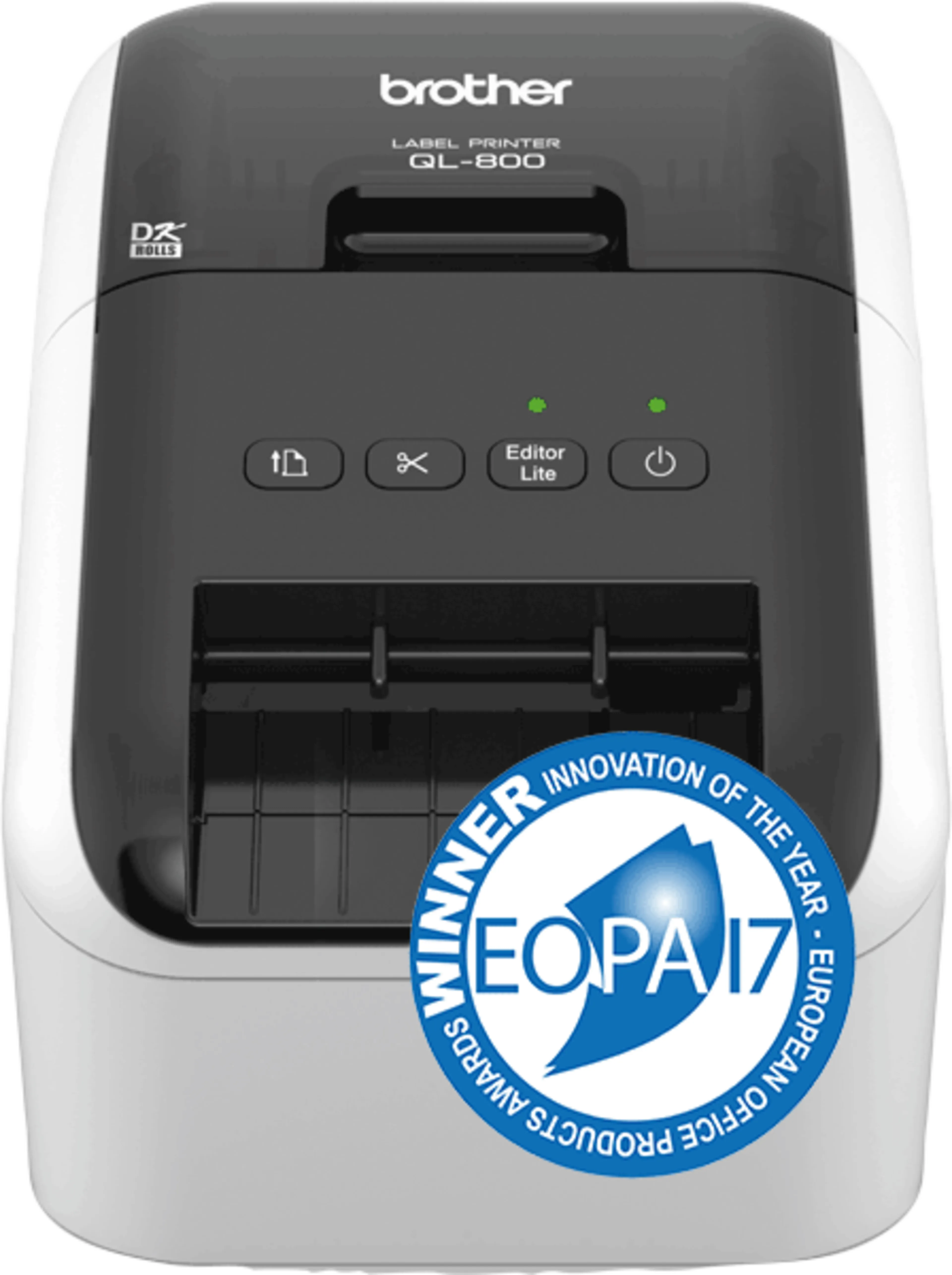 Brother labelprinter QL-800 - 12 tot 62mm - automatisch snijden - USB 2.0 - 2 startersrollen