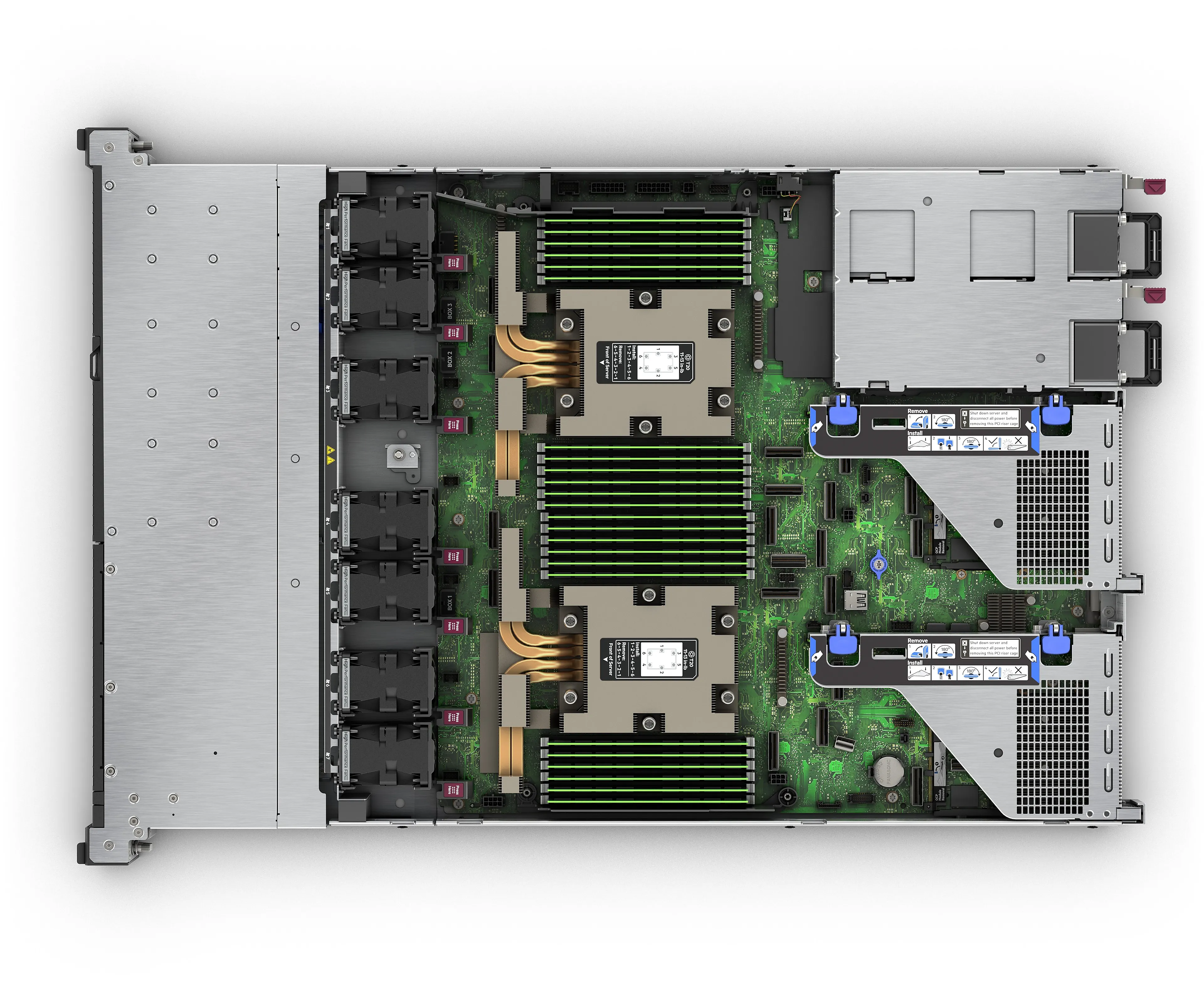 HP Enterprise ProLiant DL365 Gen11 9115 - 2.6GHz 16c - 2x32GB RAM - 8SFF - 2x1000W voeding