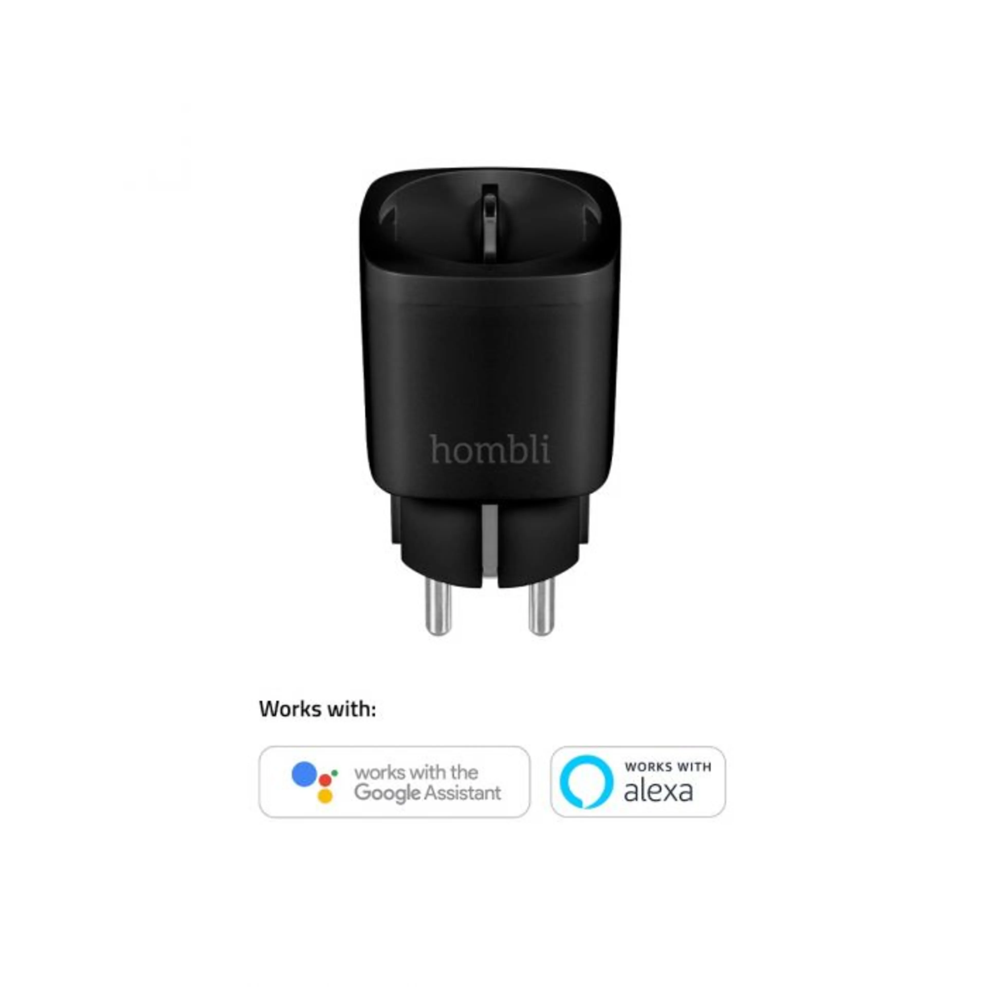 Hombli Smart Socket EU Black 220-250V 3680W 16A WiFi