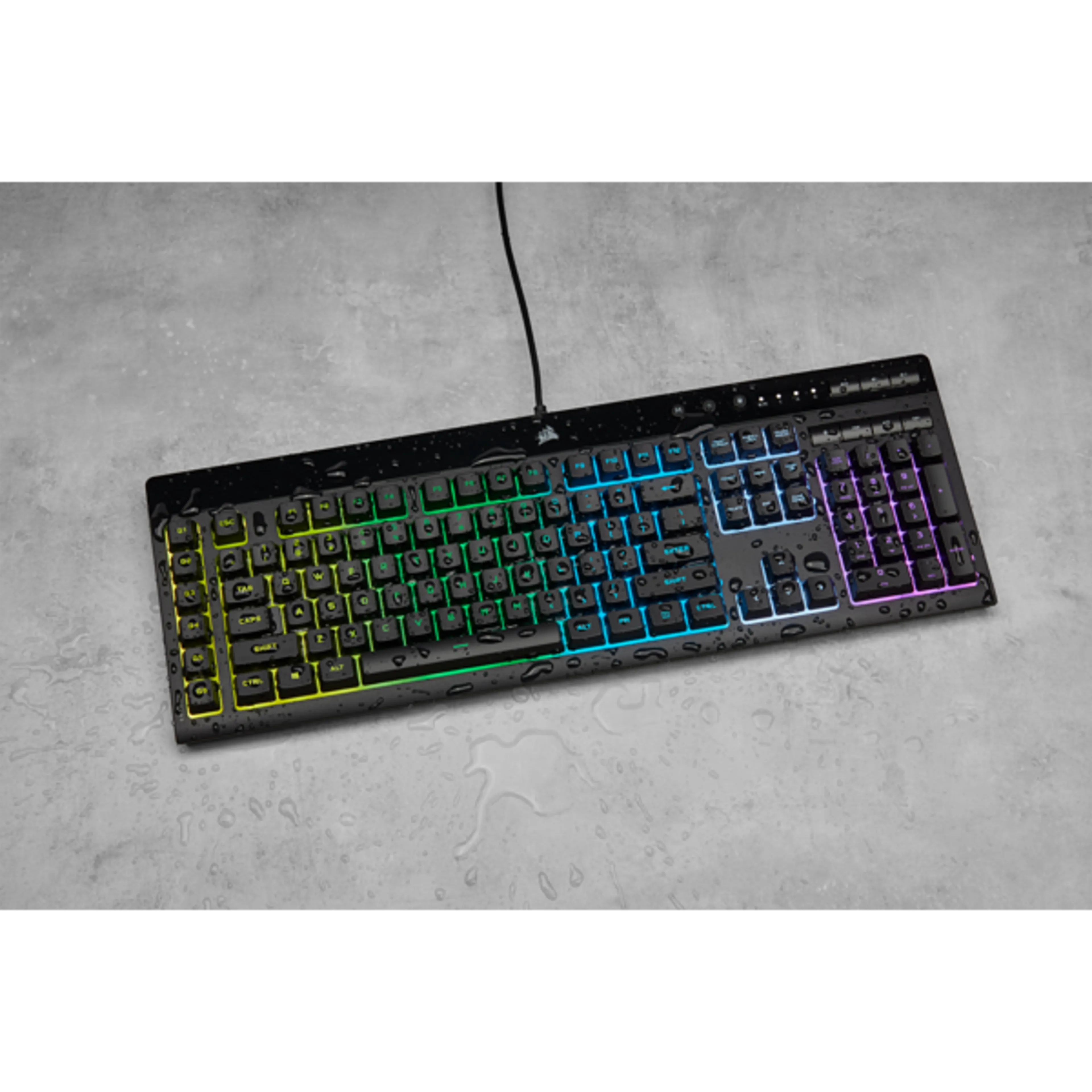 Outlet K55 RGB PRO - gaming - USB 2.0 Type-A - 111 toetsen - IP42 bescherming