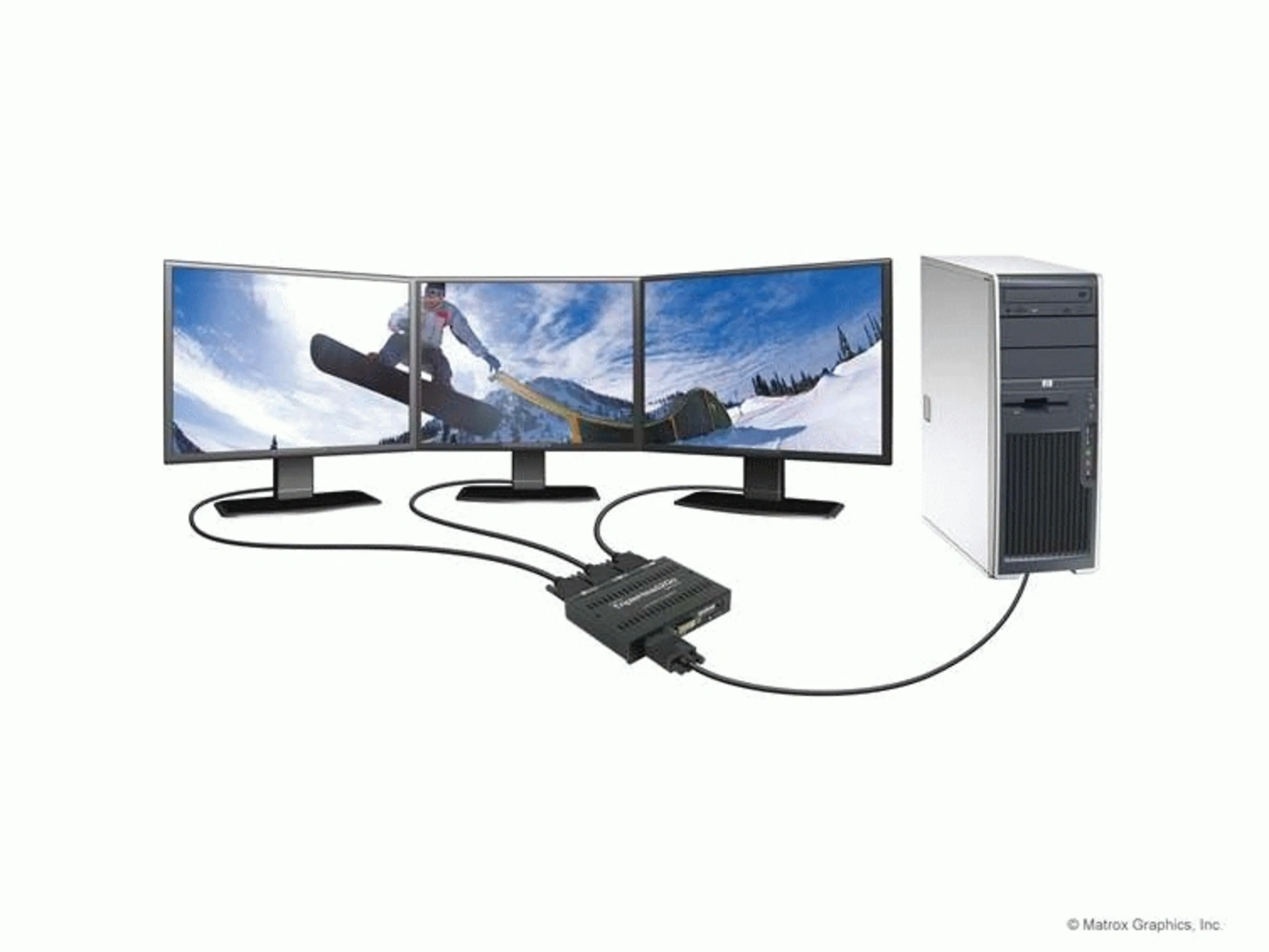 Matrox TripleHead2Go Digital Edition - connectivité externe multi-écrans - compatible PC et Mac