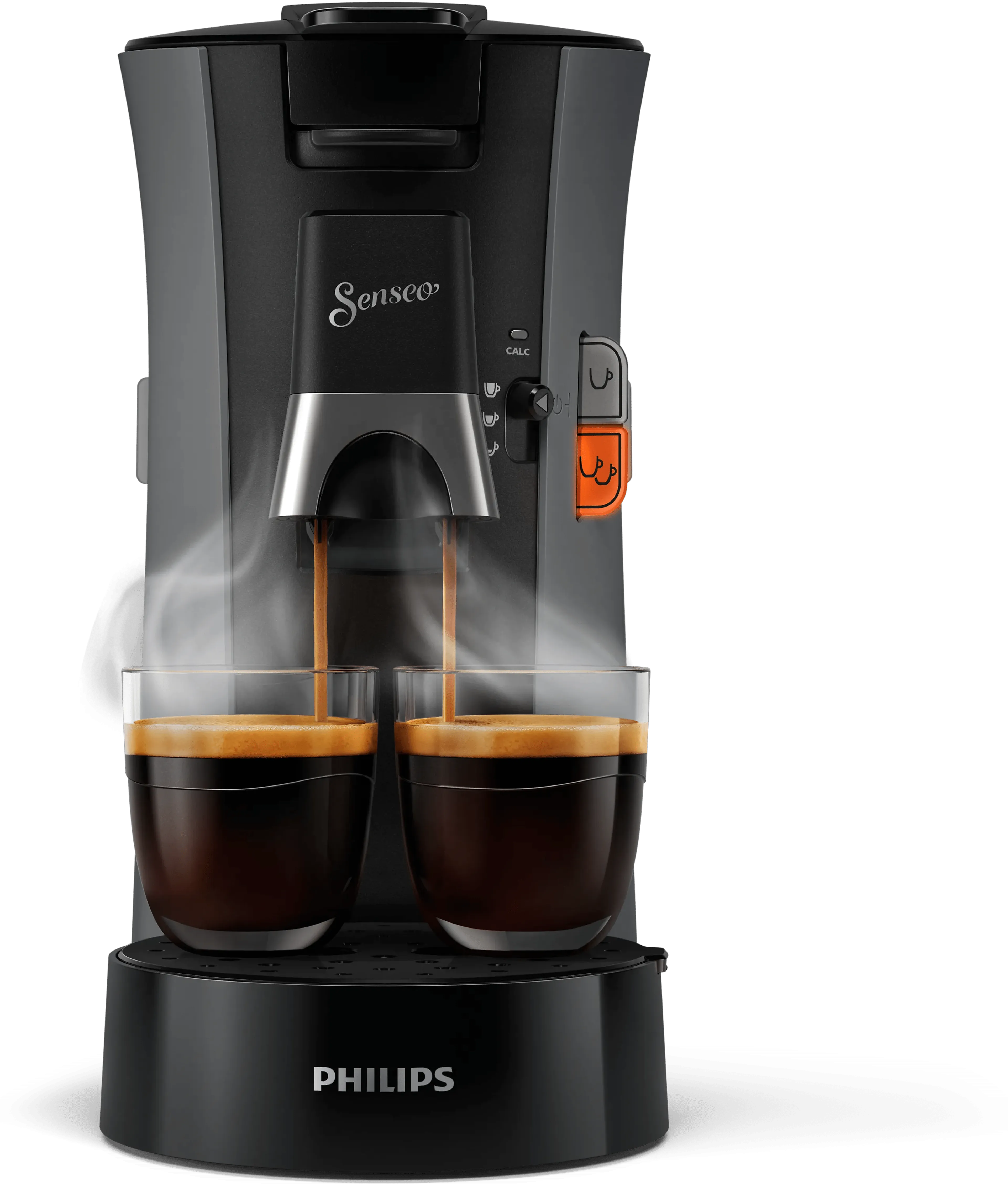 Philips koffiepadmachine senseo select csa230/50 - dark slate - we-instellingen