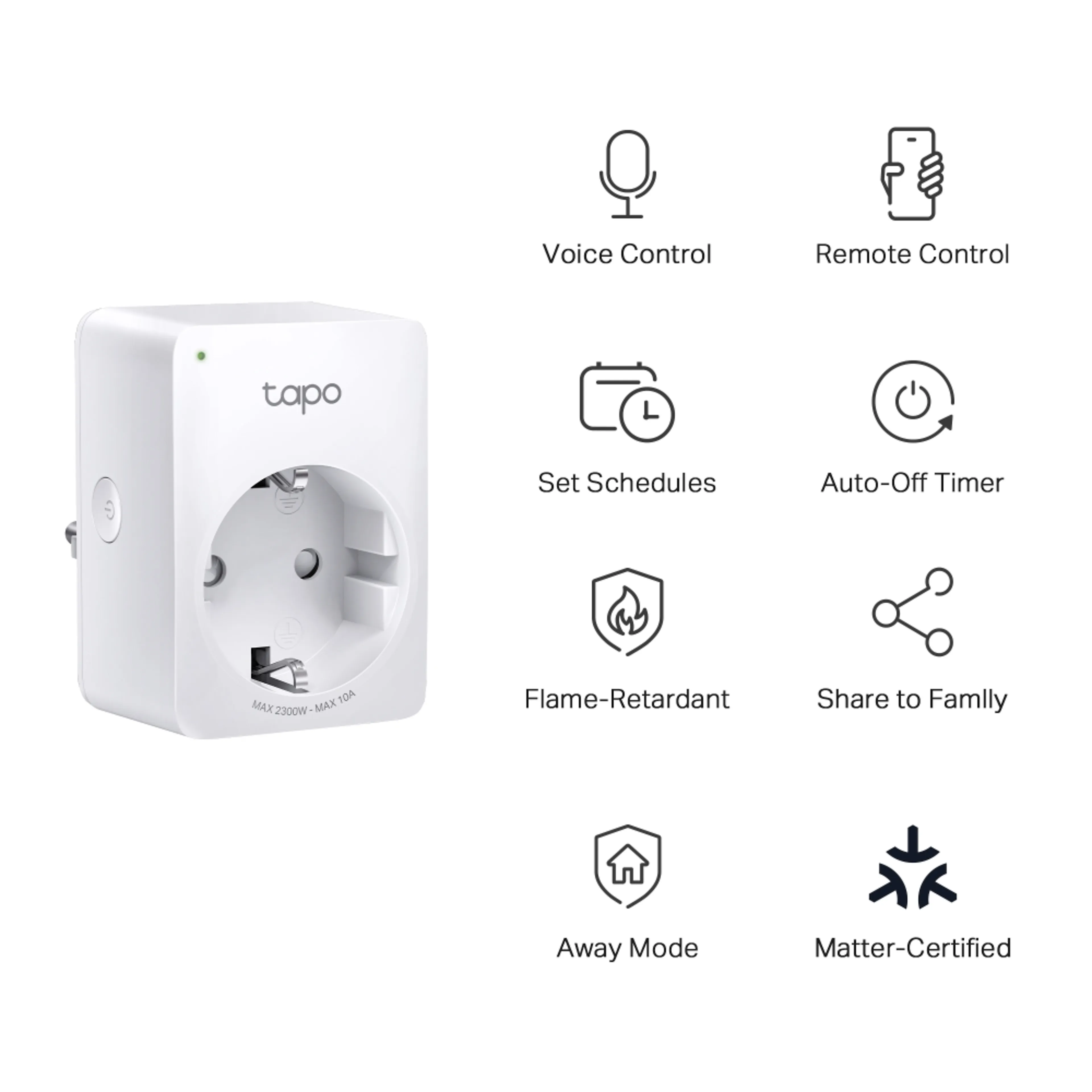 TP-Link Tapo P100M - mini smart wi-fi plug