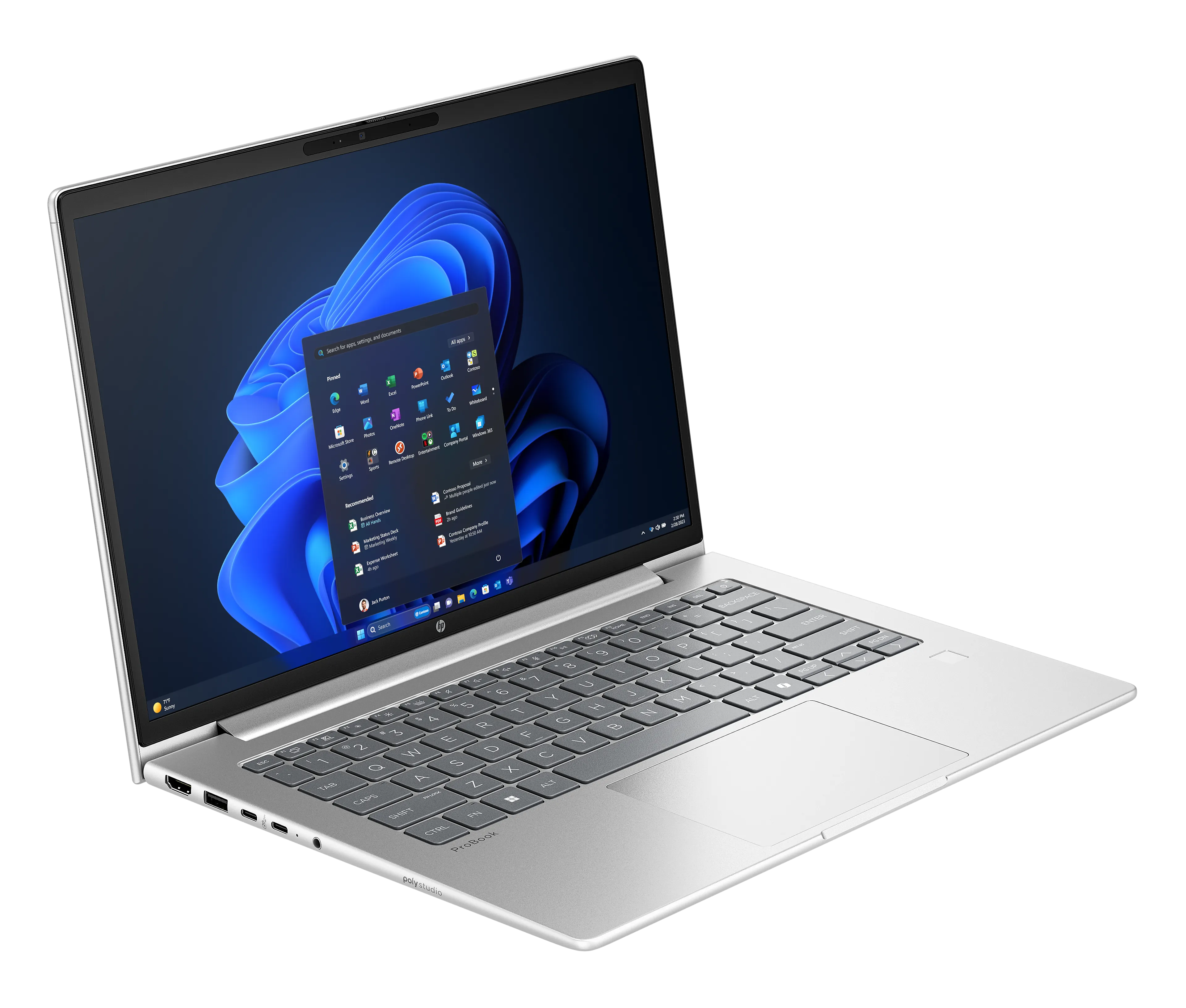 HP ProBook 4 G1i AI - 14" - Intel Core Ultra 7 - 16Go RAM - 512Go