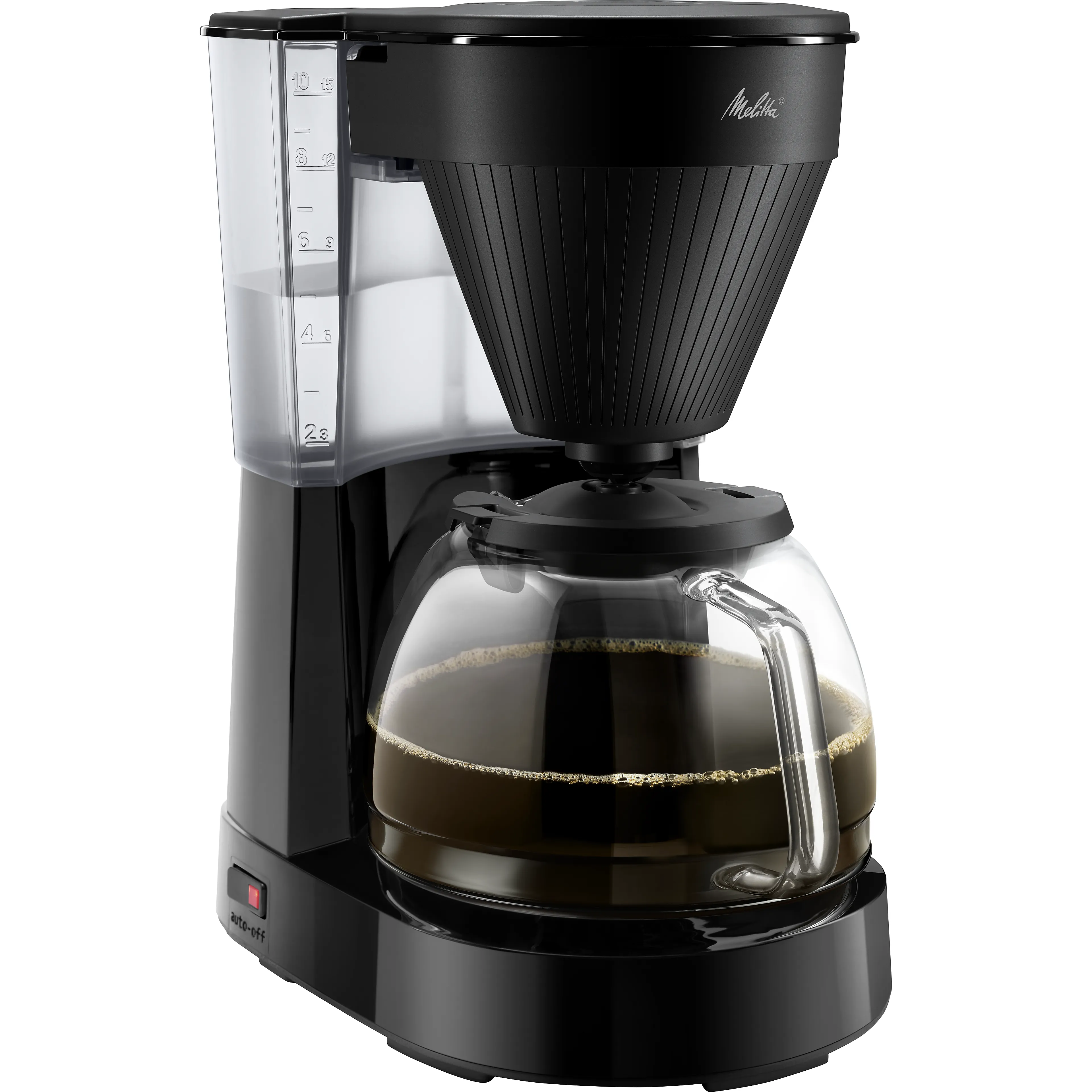 Melitta Easy II Next 1023-03 - zwart - glazen kan - 1080 watt