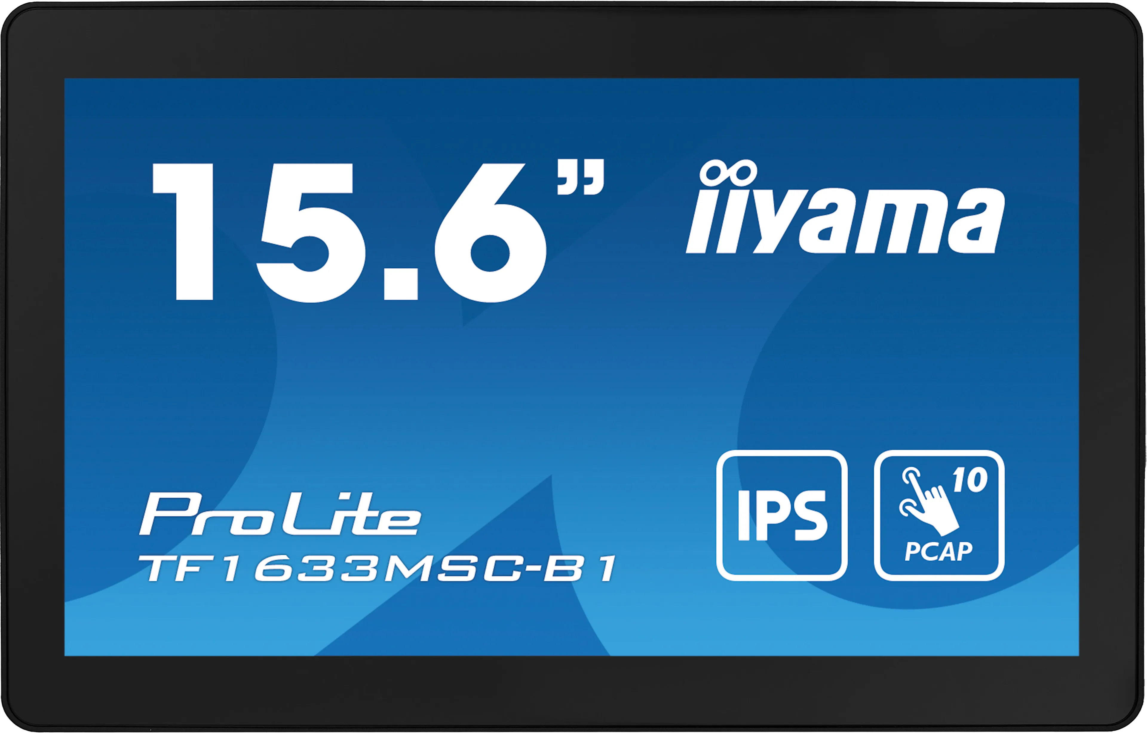 Iiyama ProLite TF1633MSC-B1 - 15.6" - Full HD - IPS - pcap 10 points multi-touch