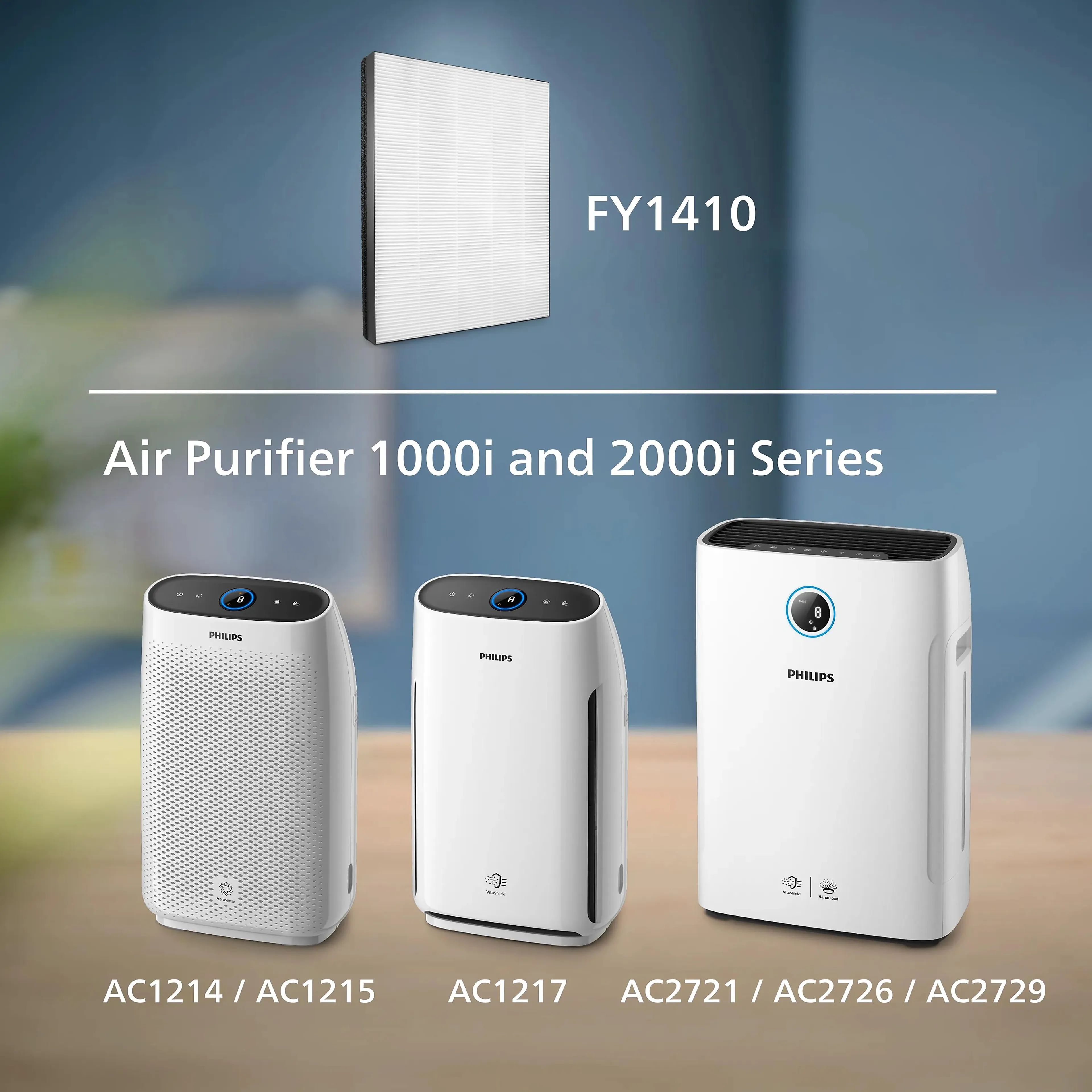 Philips Air Accessory HEPA NanoProtect-filter FY1410/30 - 12 mths