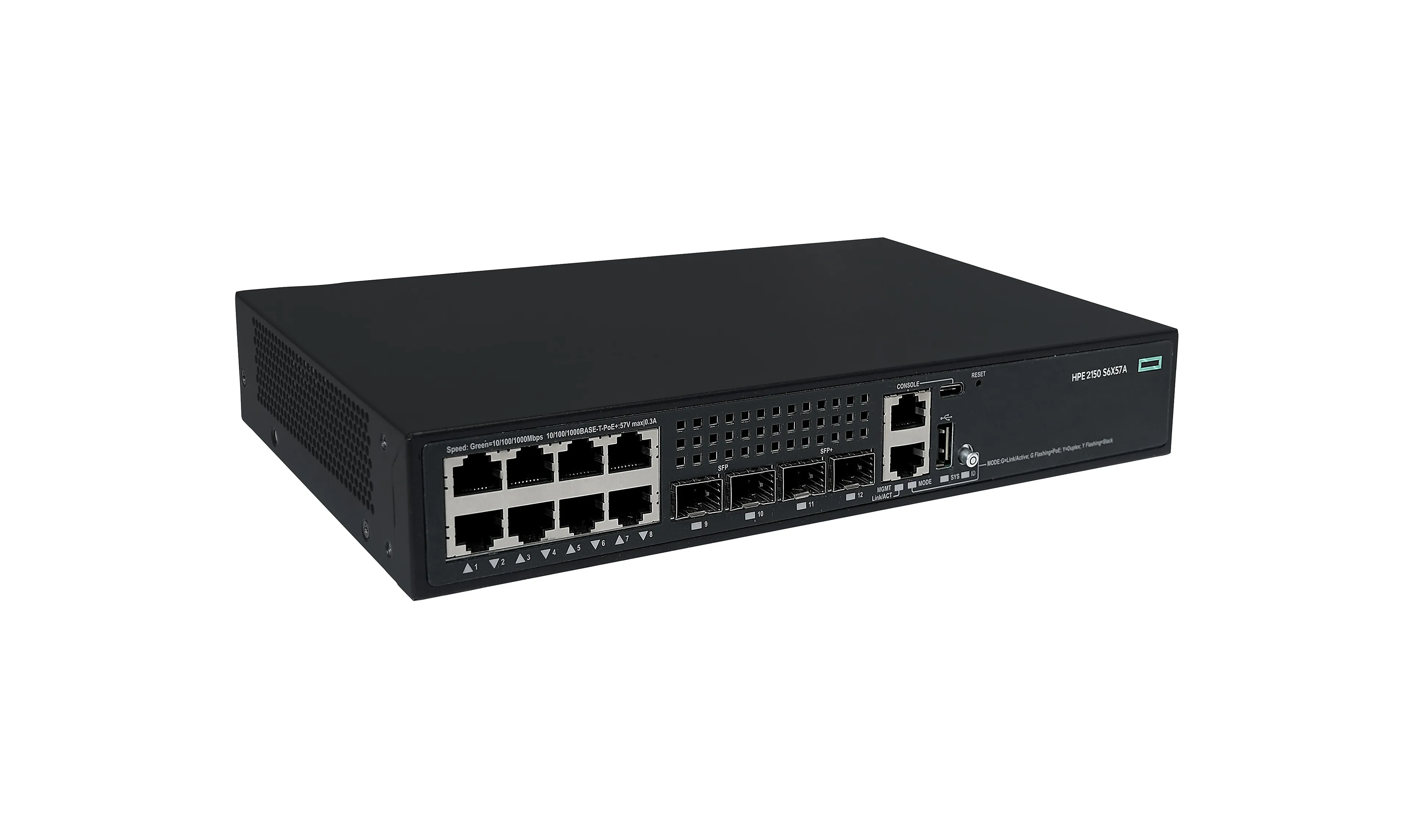 HP Enterprise CW 2150 8p 10M/100M/1G PoE+ 2p SFP 1G 2p SFP+ 1G/10G 125W