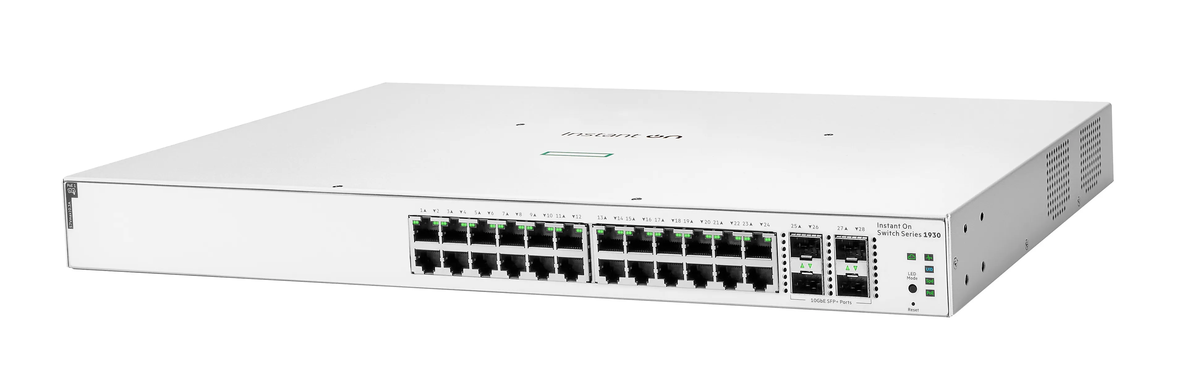 HP Enterprise Aruba Networking HPE-JL684B - 24 poorten - Class 4 PoE - 4 SFP+ - 370W