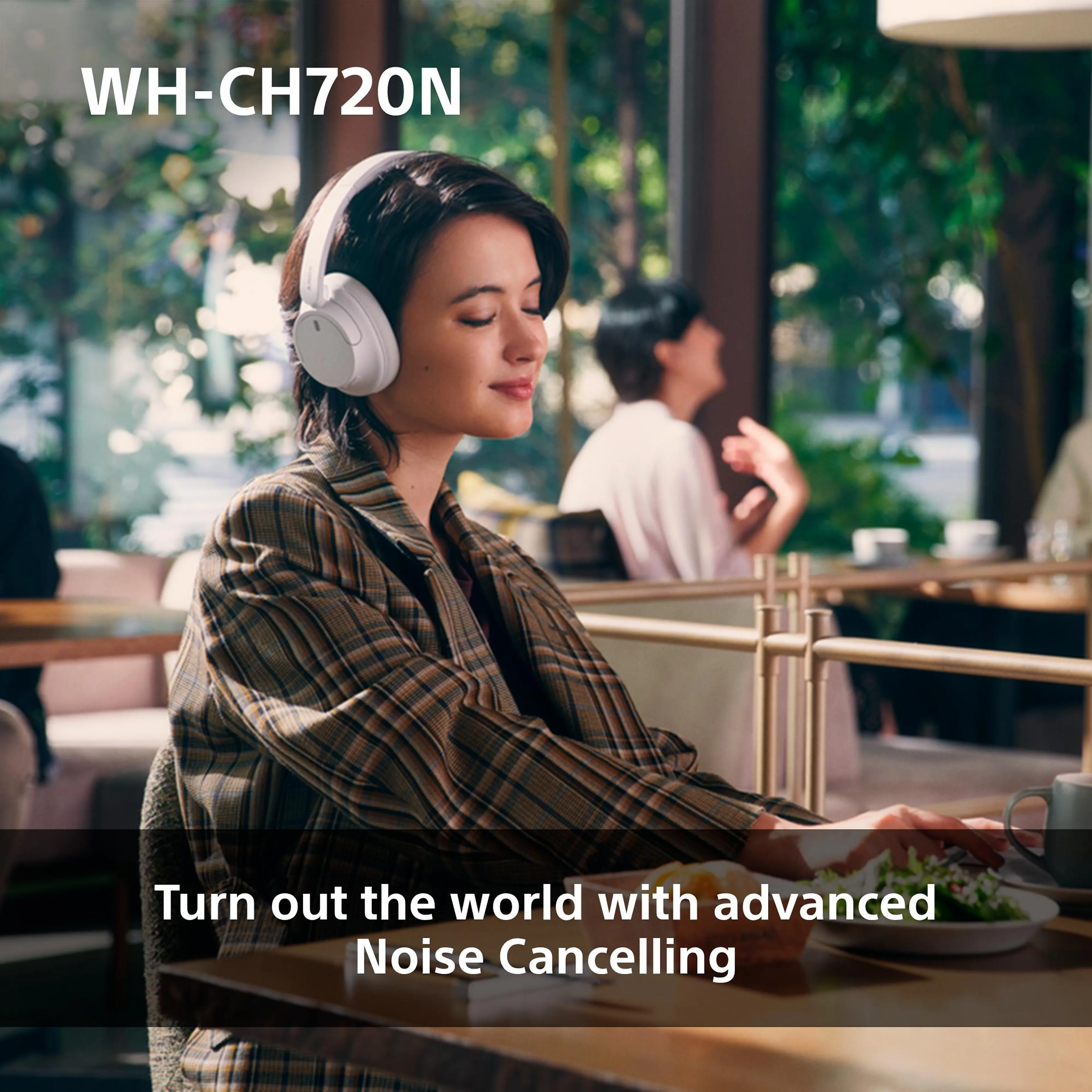 Sony draadloze over-ear koptelefoon WH-CH720N - Bluetooth 5.2 - noise cancelling - roze