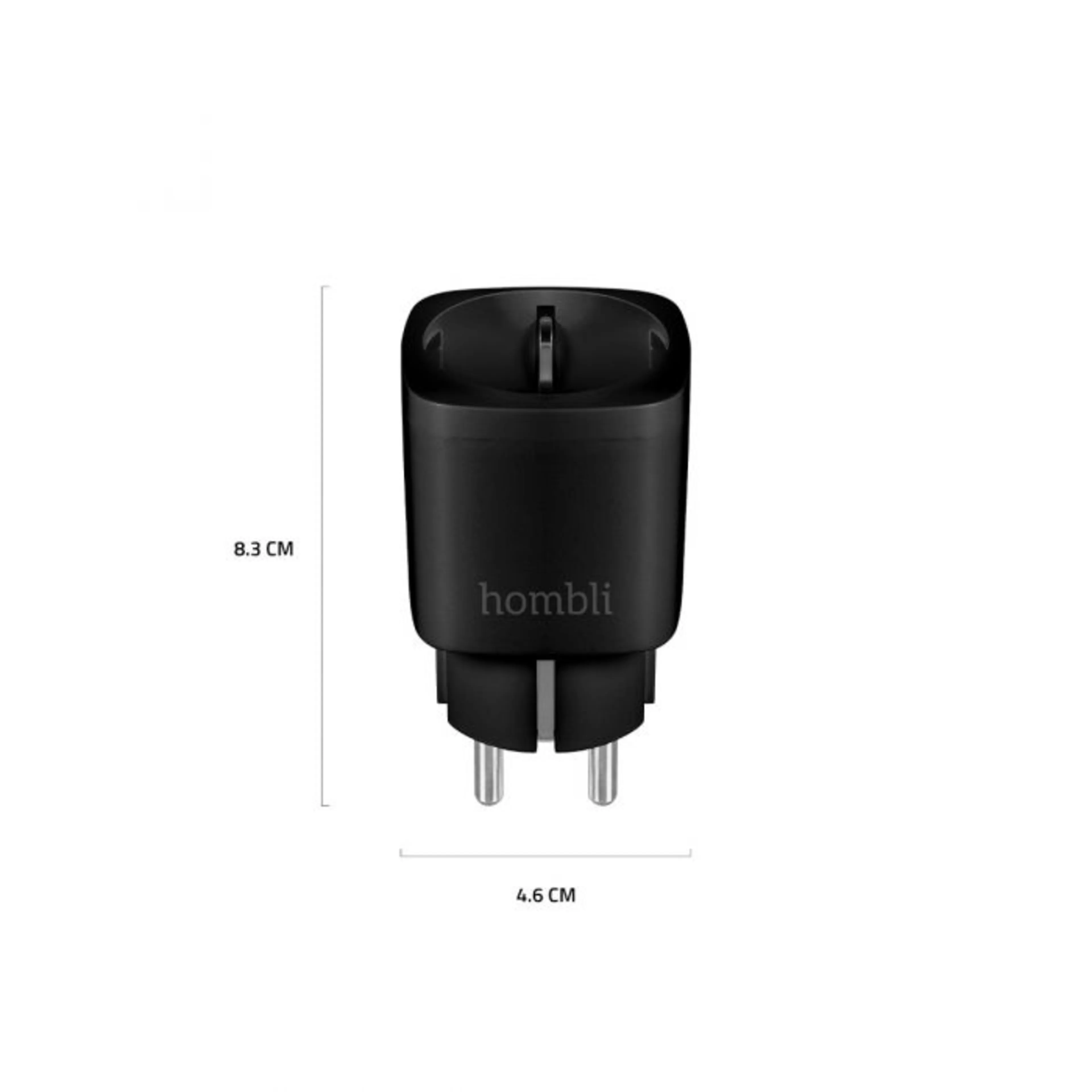 Hombli Smart Socket EU Black 220-250V 3680W 16A WiFi