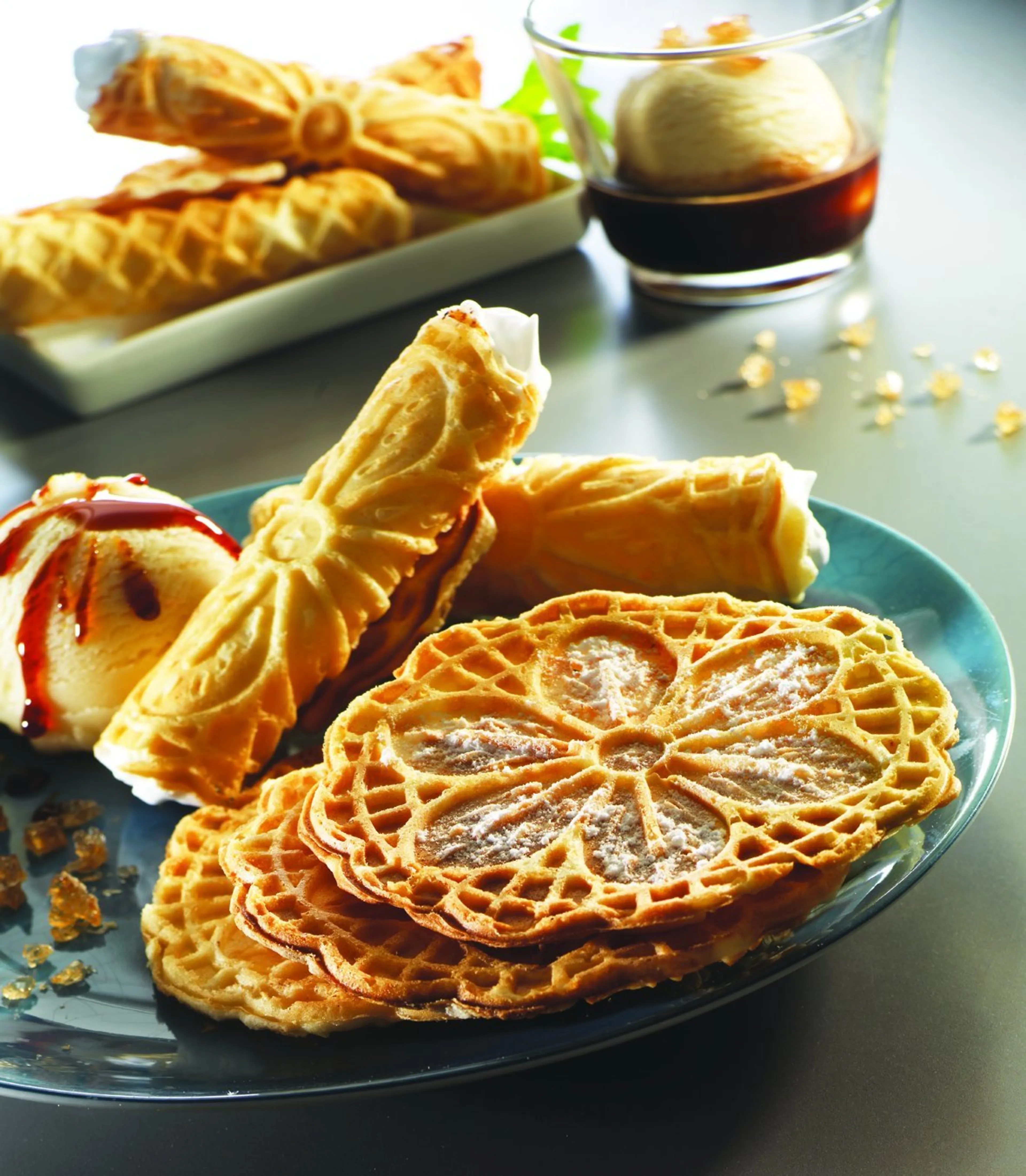 Tefal bloemvormige wafelplaten Snack Collection