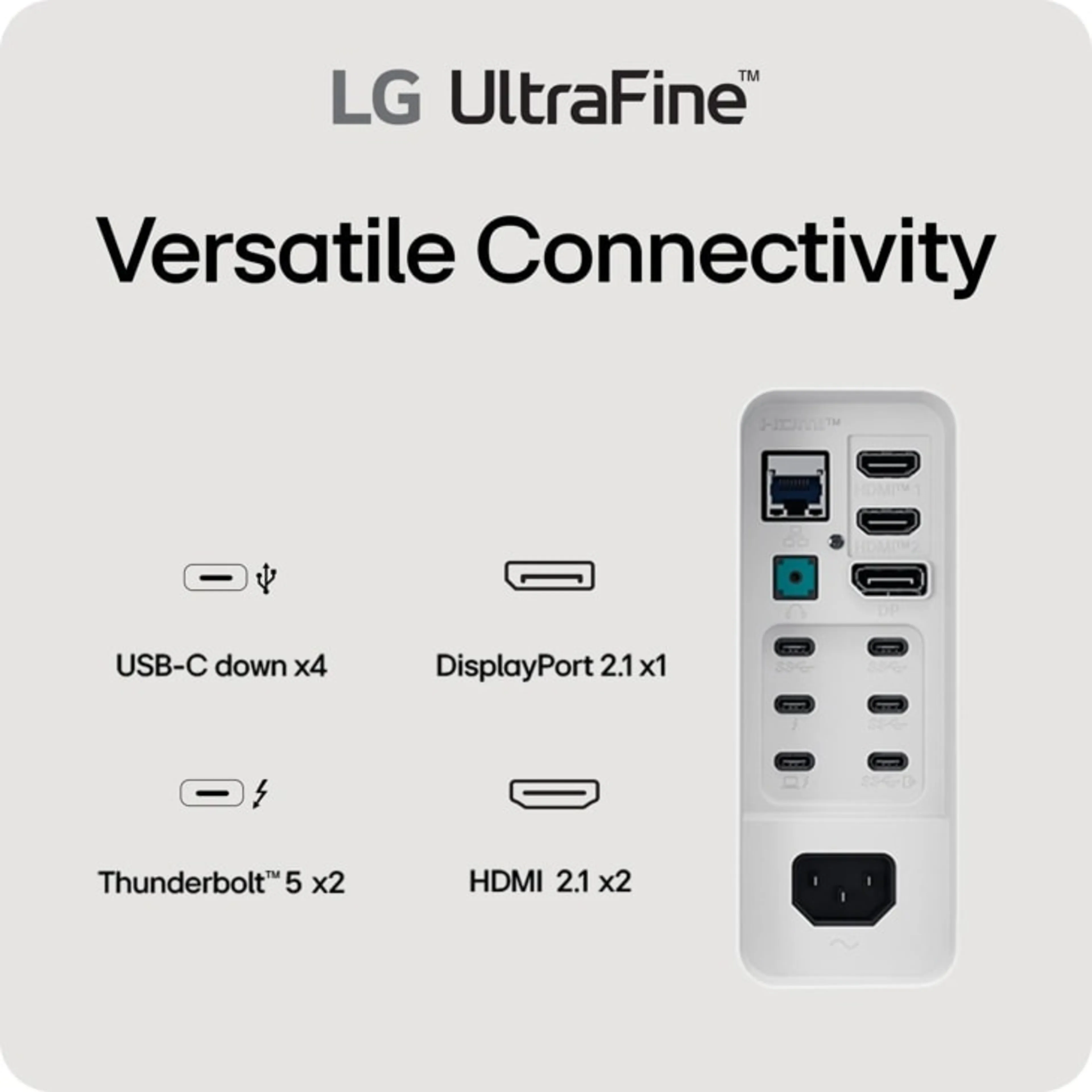 LG UltraFine 40U990A-W - 40" 5K2K Nano IPS Black - Thunderbolt 5 - 96W PD - Curved 2500R