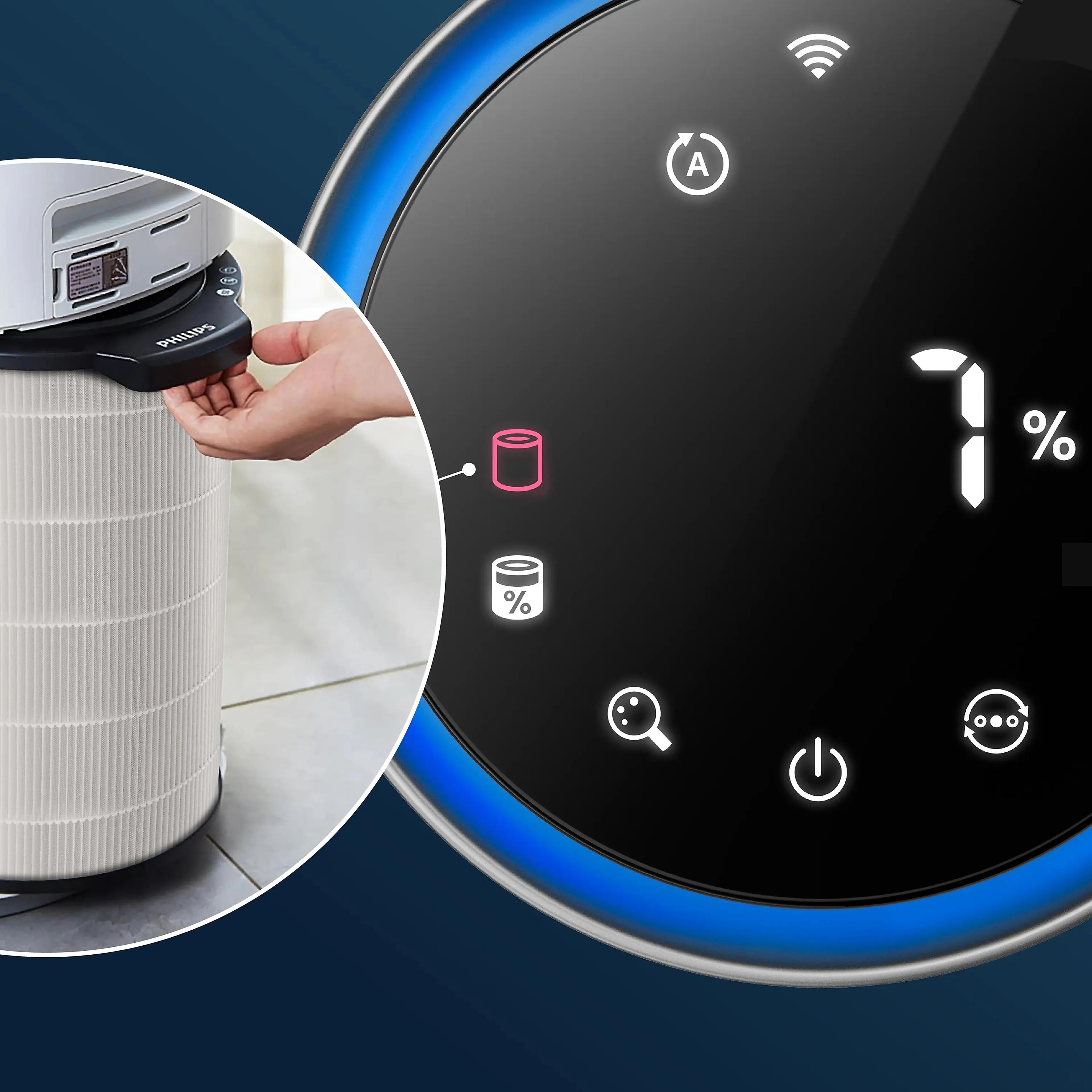 Philips NanoProtect-filter Air Purifier new 3000 Series Nano S3 HEPA+AC geïntegreerd