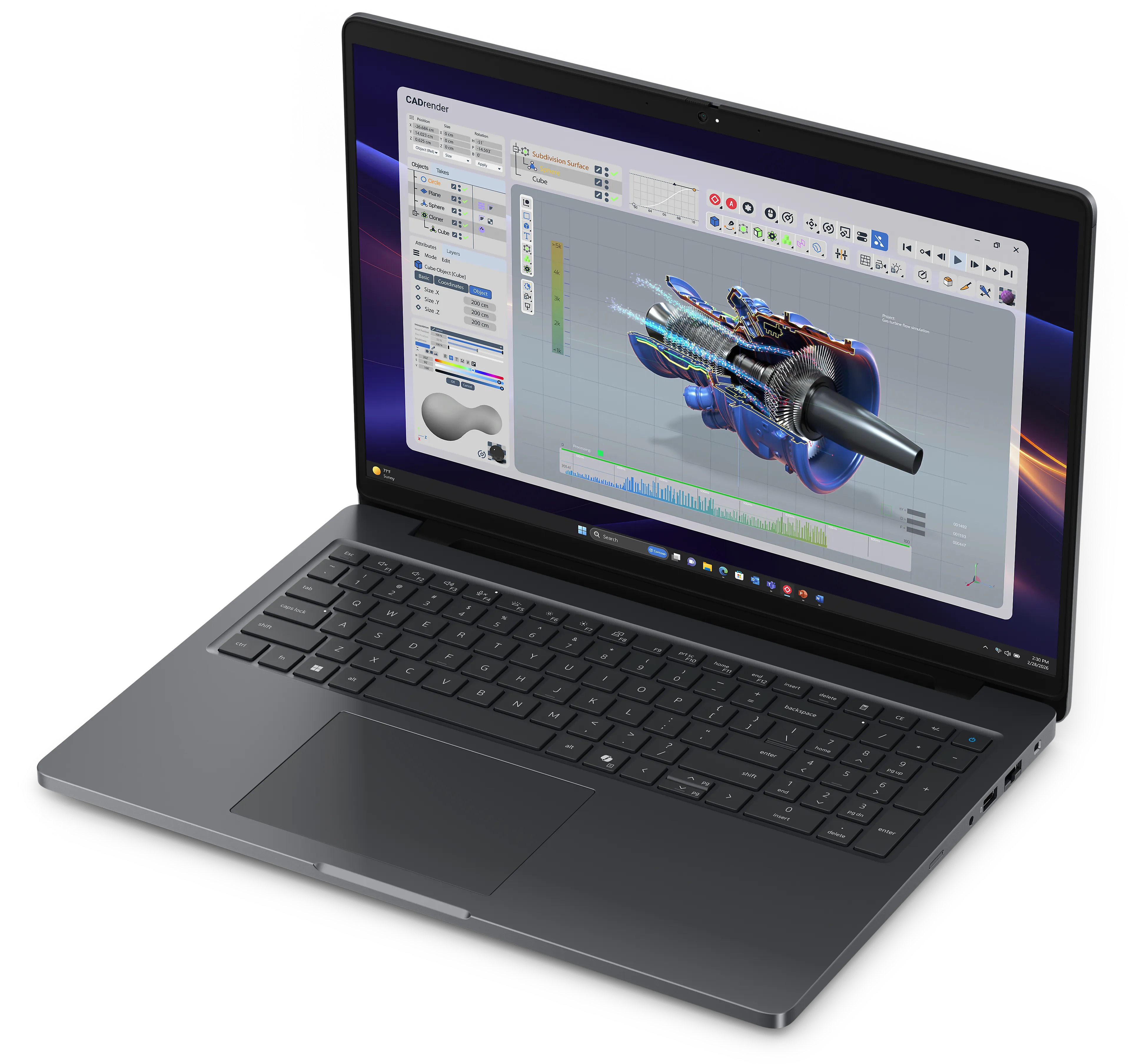 Dell Pro Precision 5 16 - Intel Core Ultra 7 366H - 32GB RAM - 1000GB SSD